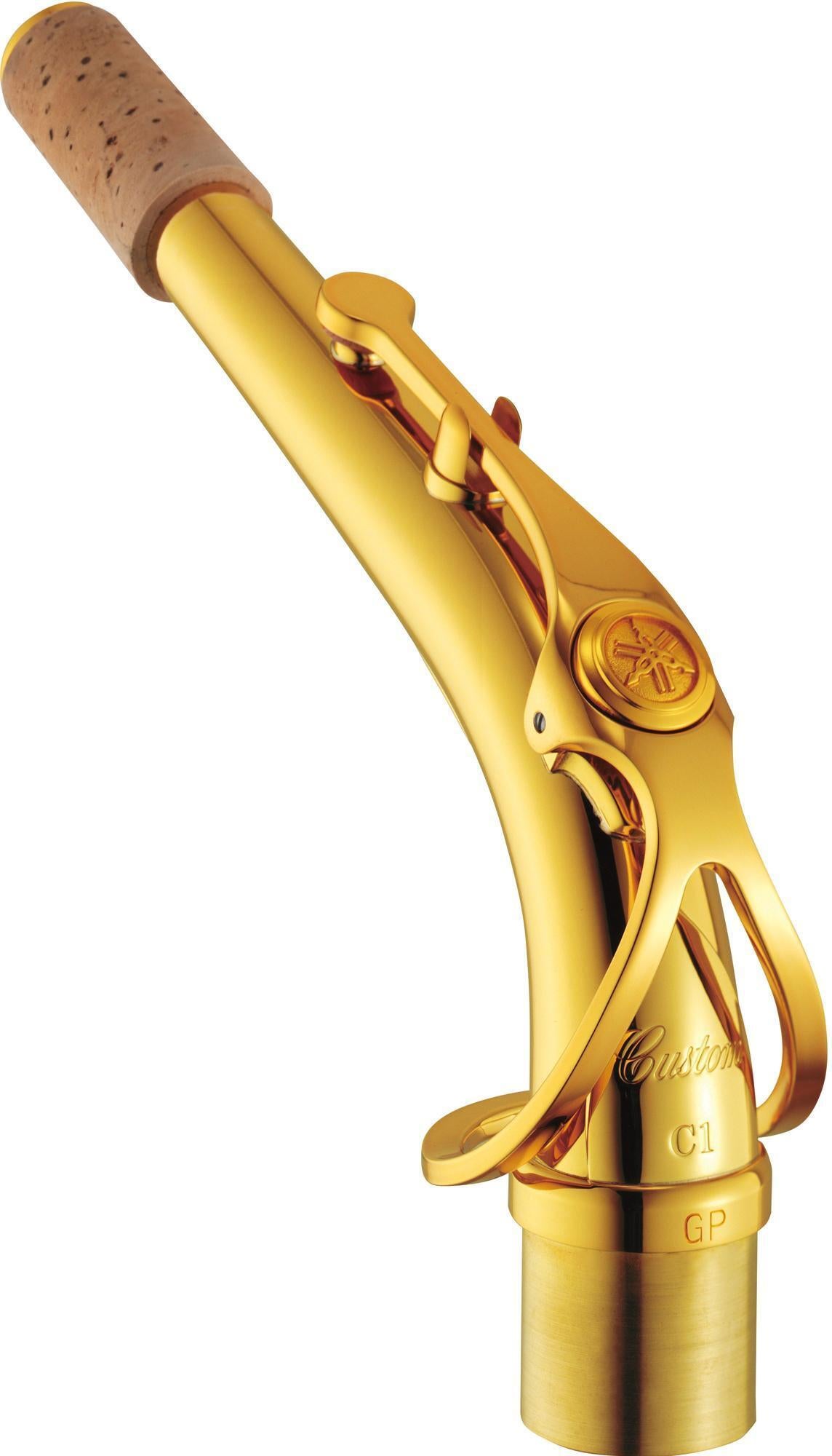 Yamaha Custom ゴールドサックス Yamaha Custom C1 Alto Saxophone Neck - Gold-plated | Sweetwater