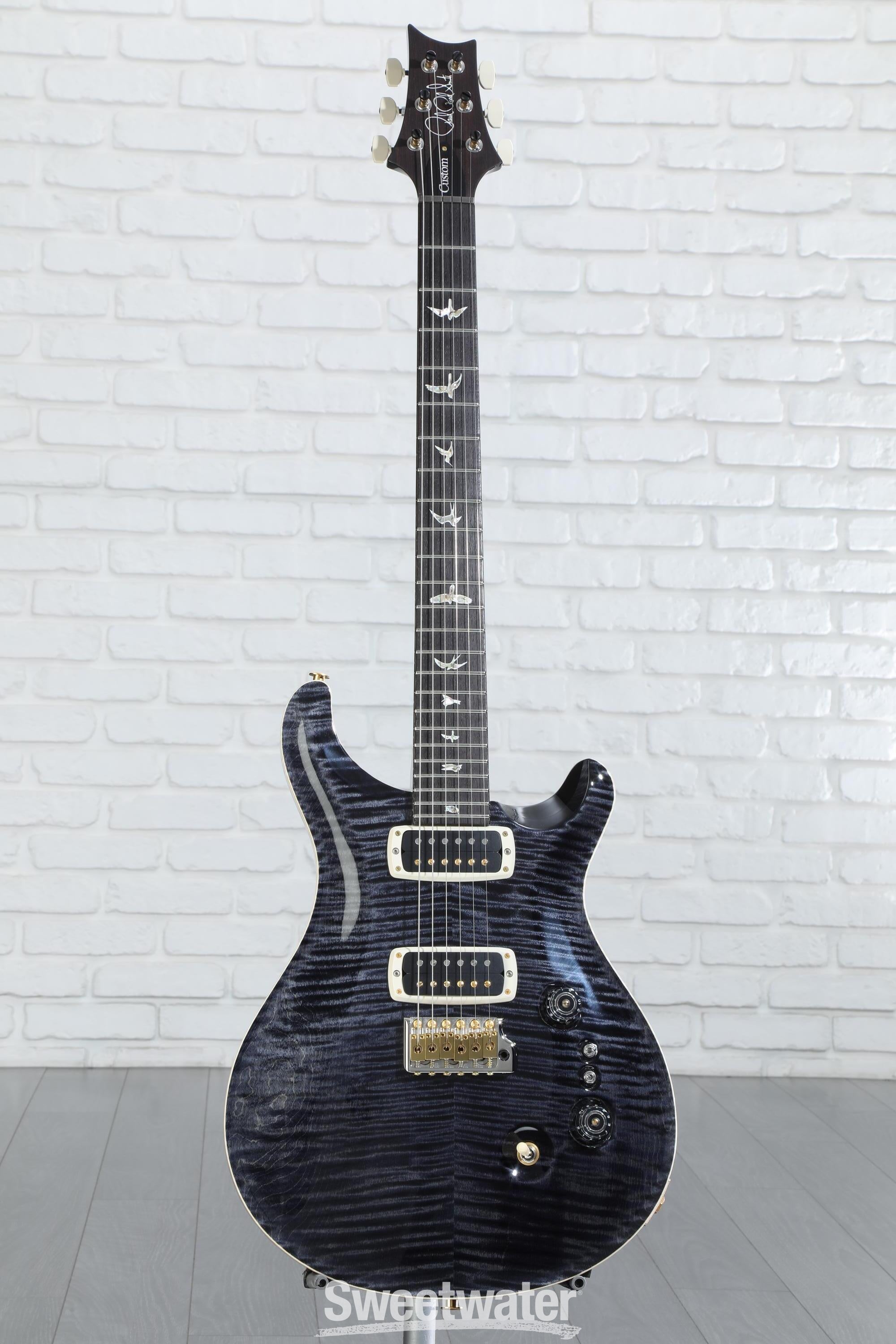 PRS Custom 24-08 10-Top Electric Guitar - Gray Black/Black