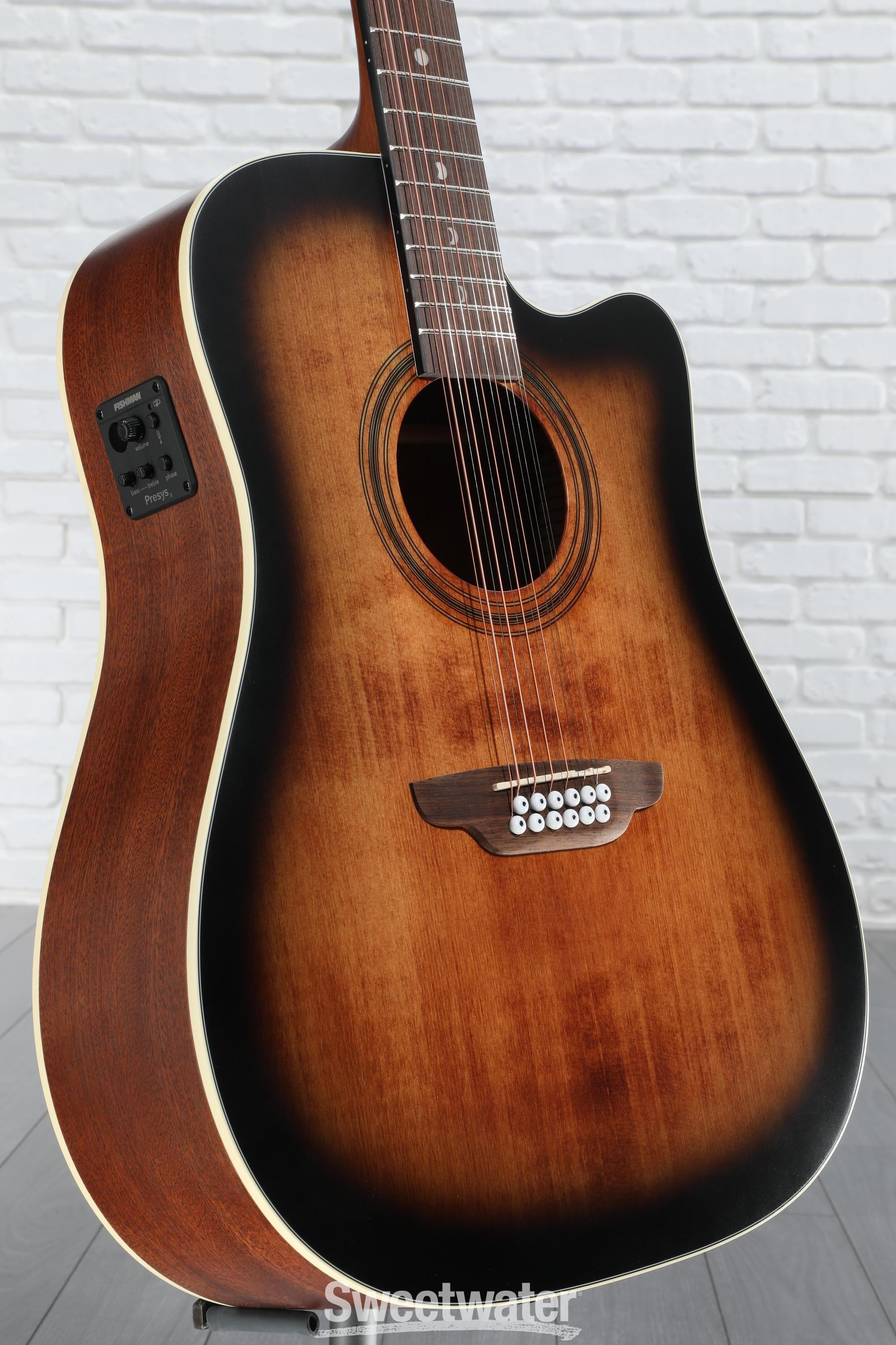 Luna Art Vintage 12-string Acoustic-electric Guitar Luna Art Vintage 12-string Acoustic-electric Guitar