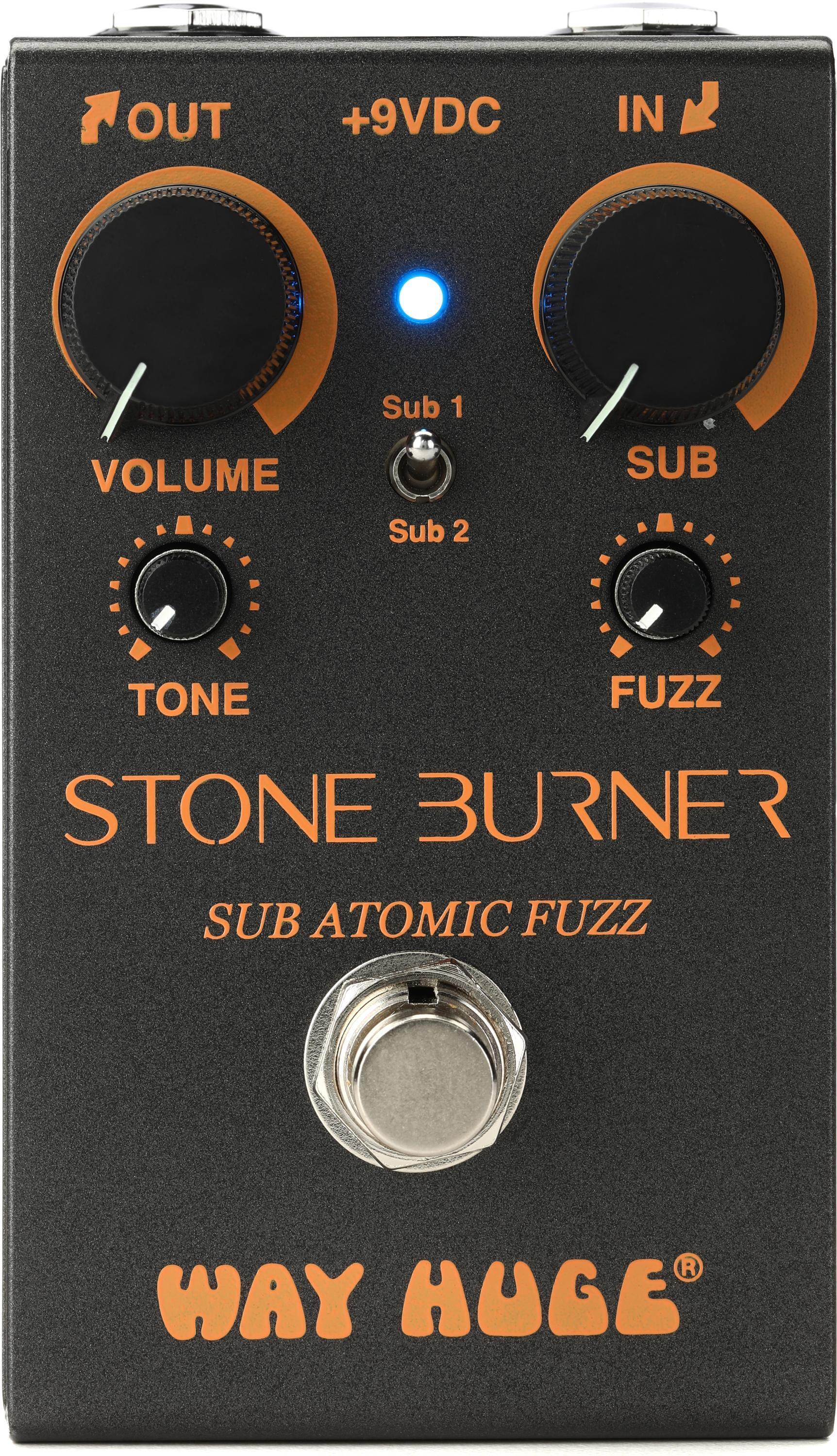 Bundled Item: Way Huge Stone Burner Sub Atomic Fuzz Pedal