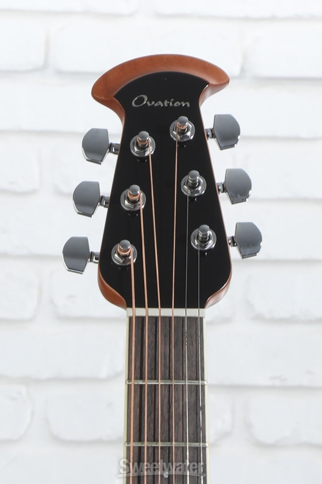 Ovation Celebrity Elite CE48P-RG Super Shallow Acoustic-Electric Guitar -  Regal to Natural | Sweetwater