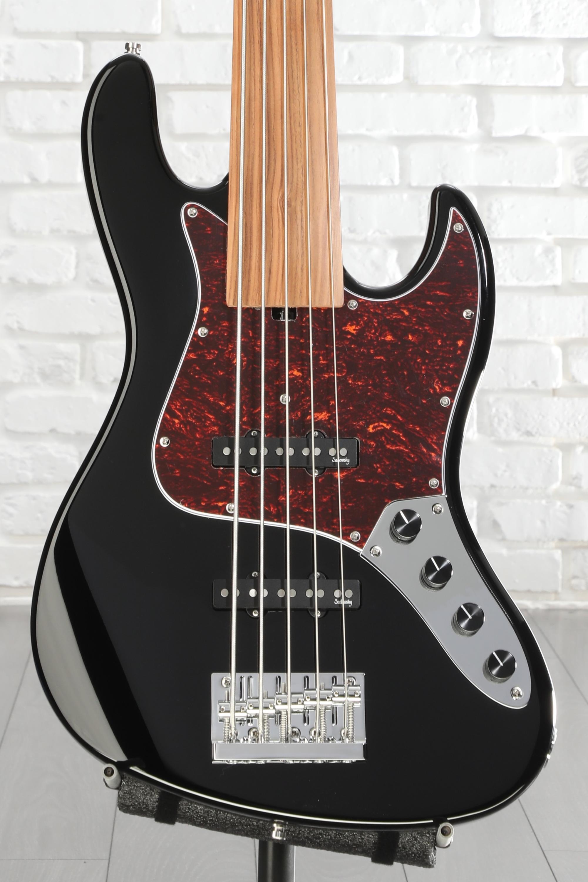 Sadowsky MetroExpress Vintage JJ Bass Fretless, 5-string - Black