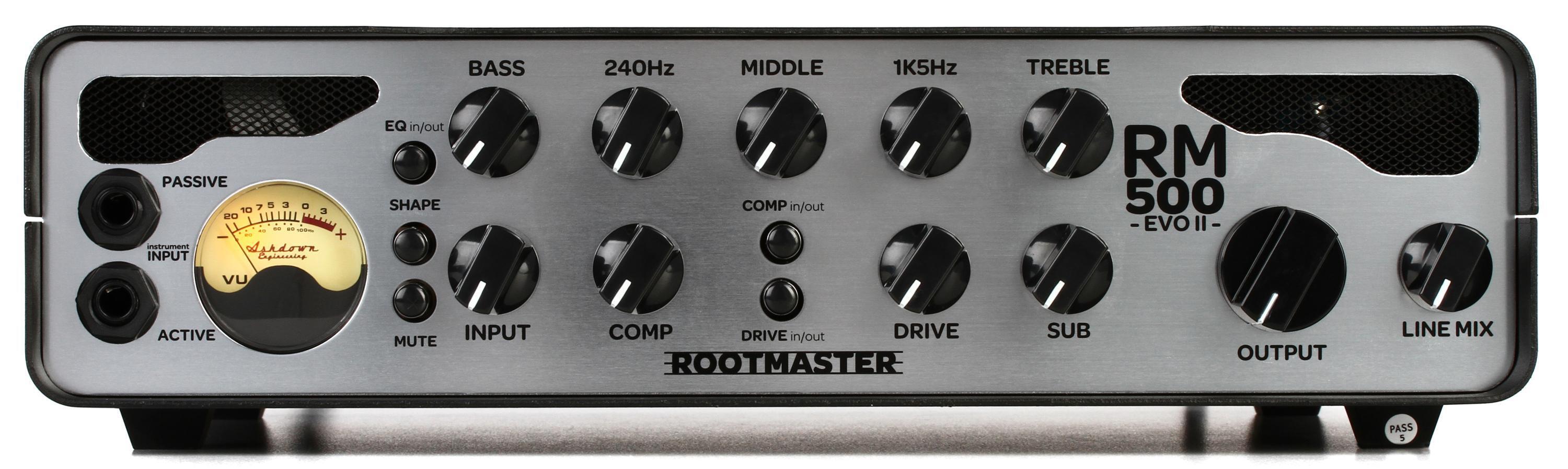 Head　Rootmaster　II　500-watt　Bass　Sweetwater　Ashdown　RM-500-EVO