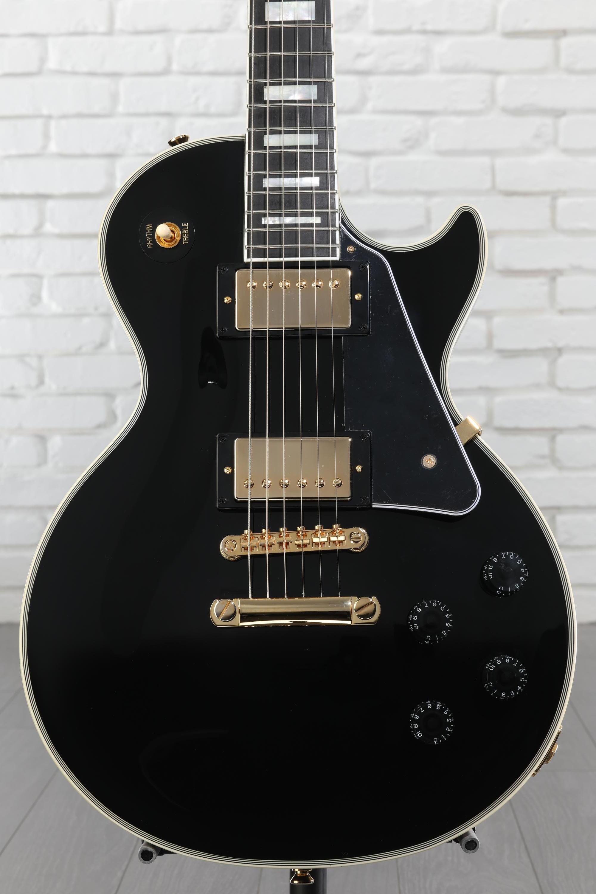 Epiphone Les Paul Custom Electric Guitar - Ebony | Sweetwater