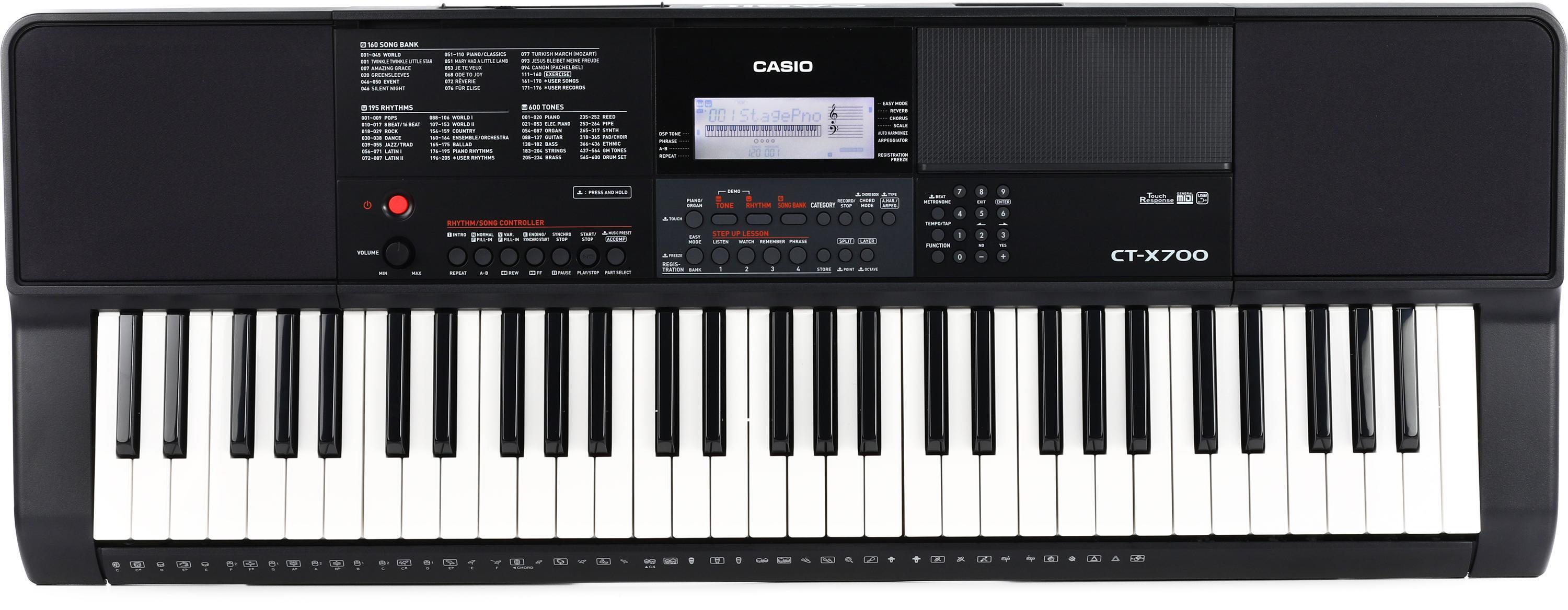 Casio CT-X700 61-key Portable Arranger Keyboard Sweetwater