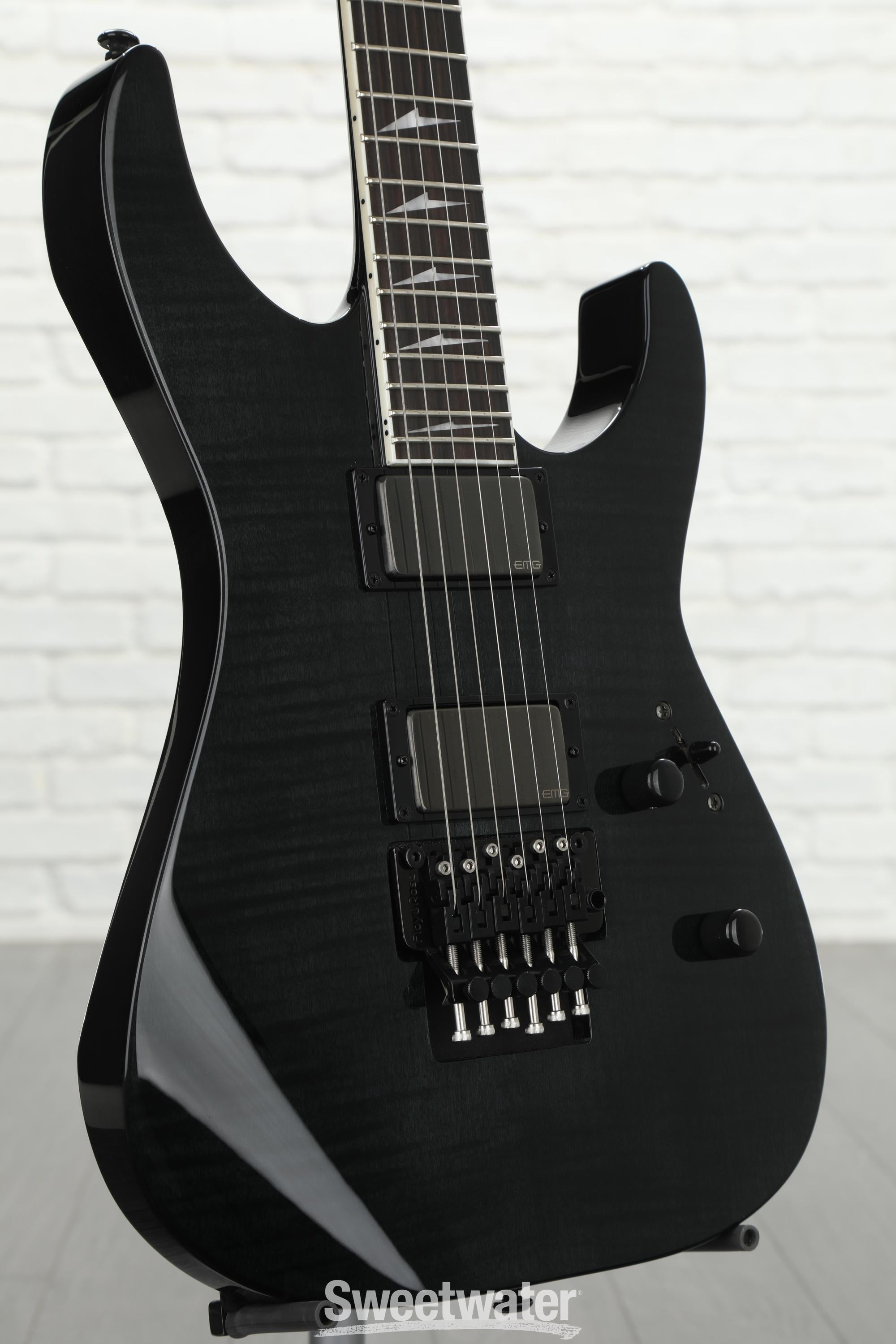 ESP LTD M-1001 - See Thru Black | Sweetwater