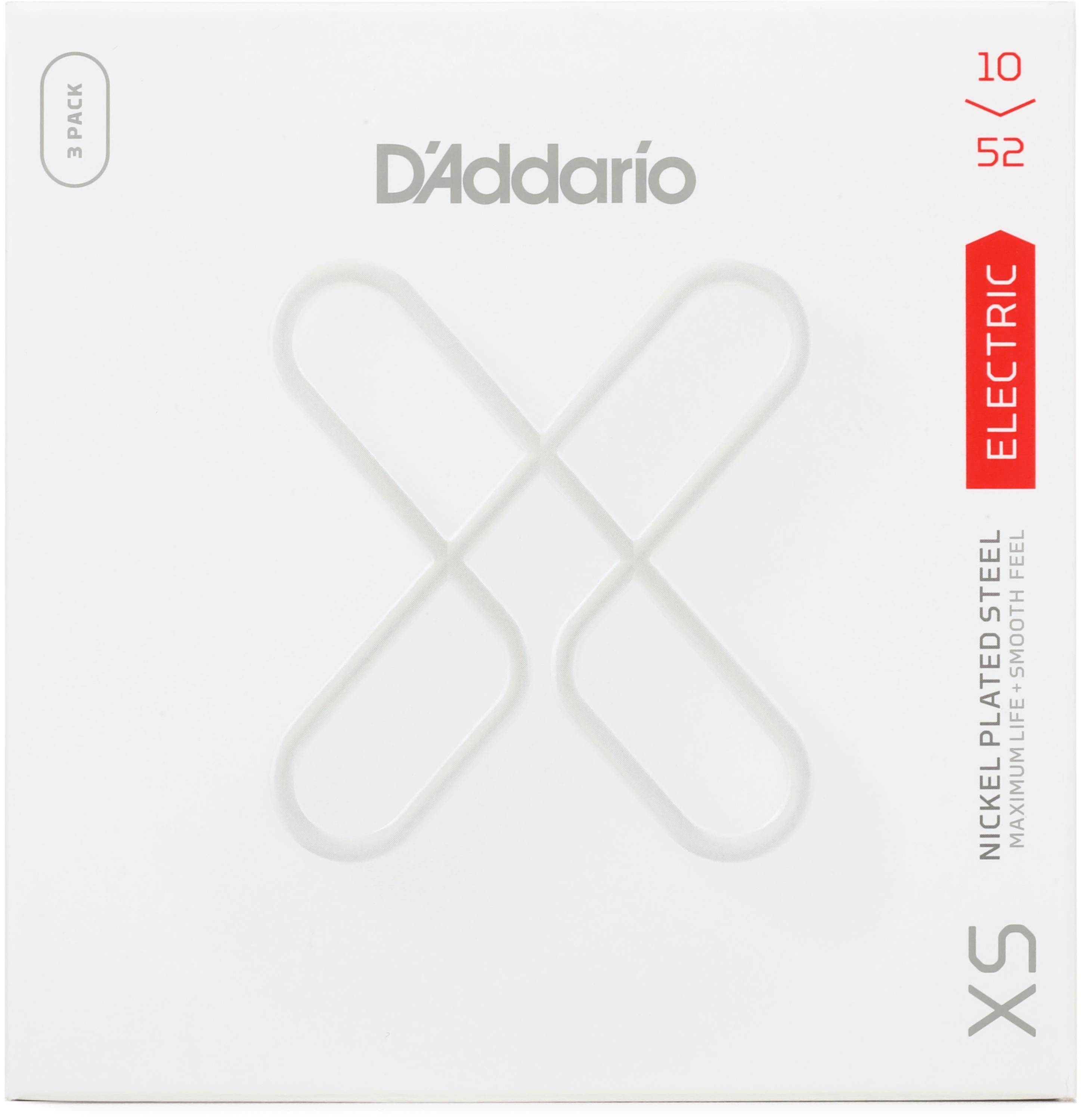 D'Addario XSE09544 XS Nickel-plated Steel Coated Electric