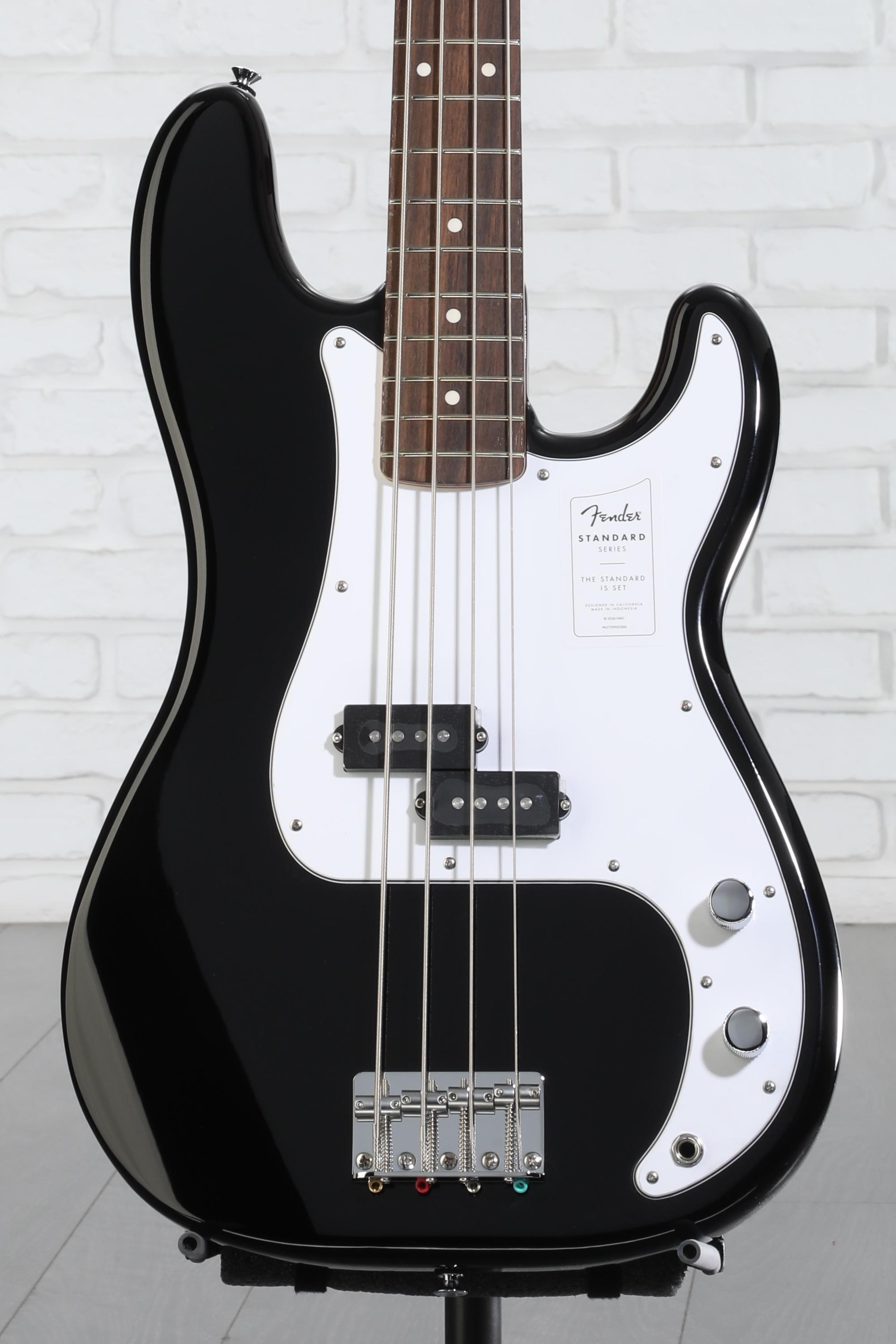 Fender Standard Precision Bass - Black, Laurel Fingerboard