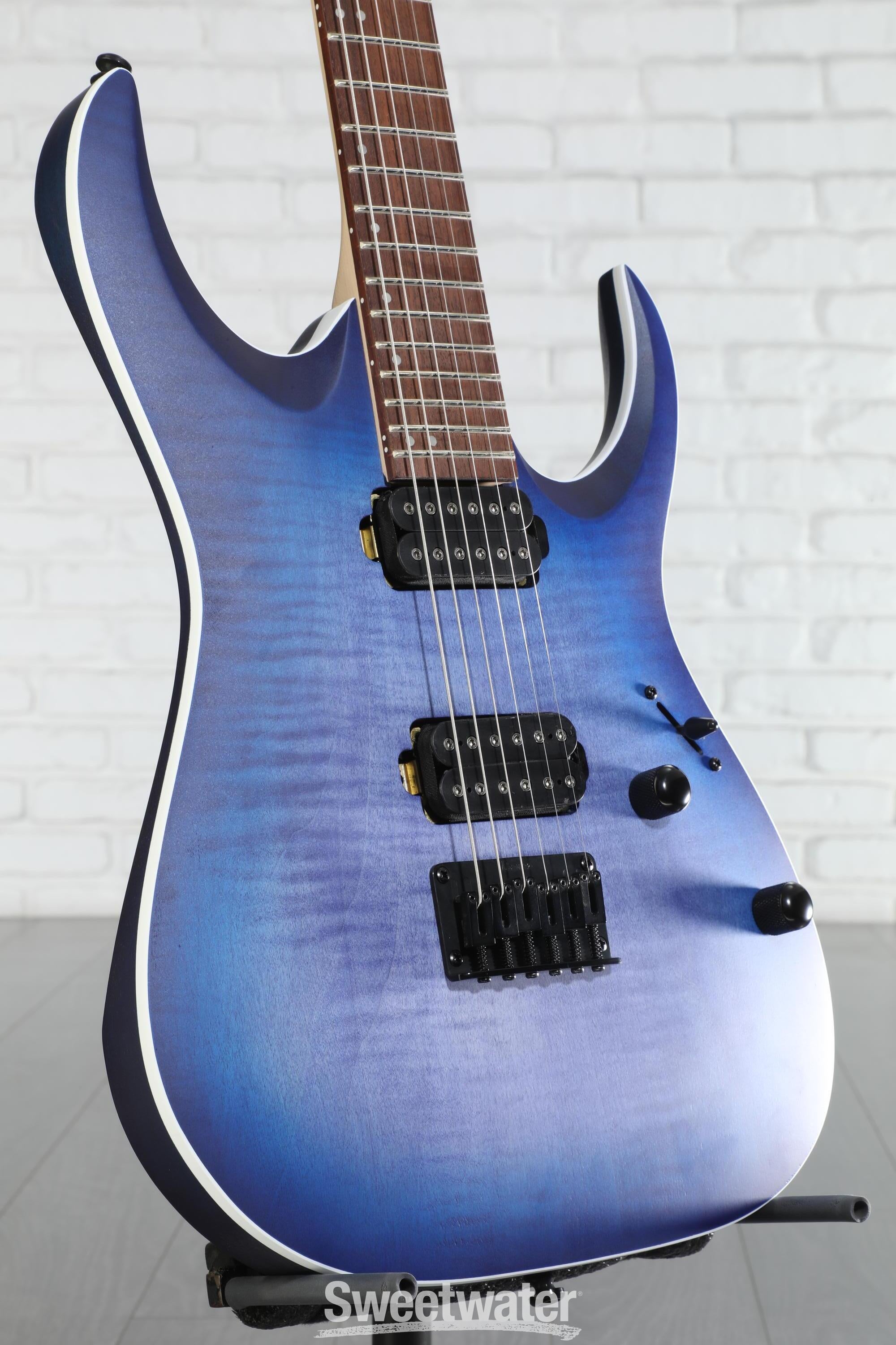 Ibanez RGA42FM - Blue Lagoon Burst Flat | Sweetwater