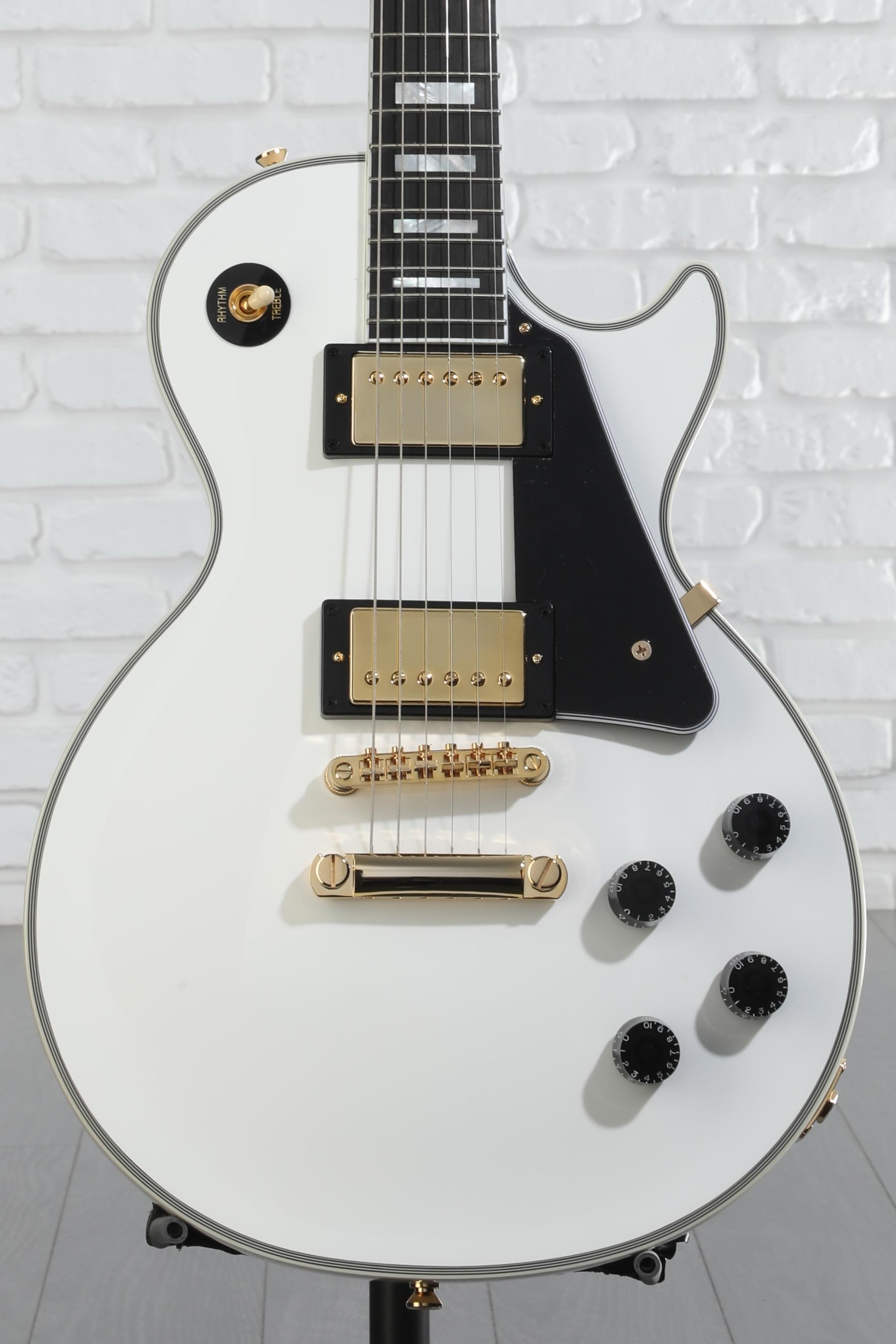 Epiphone Les Paul Custom ホワイト Matt Heafy Les Paul Custom Origins, Bone White | Epiphone