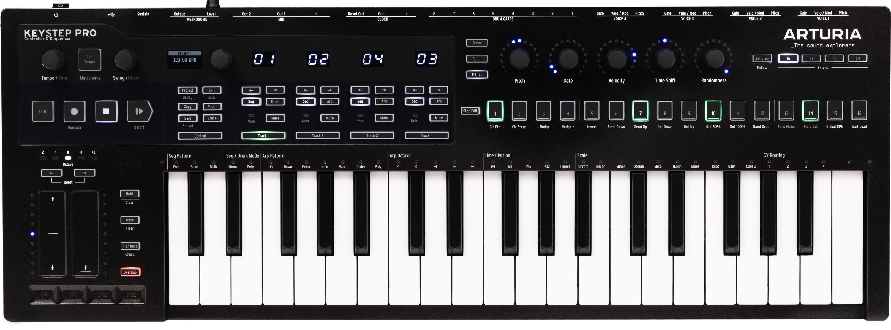 Arturia KeyStep Pro 37-key Controller & Sequencer - Chroma