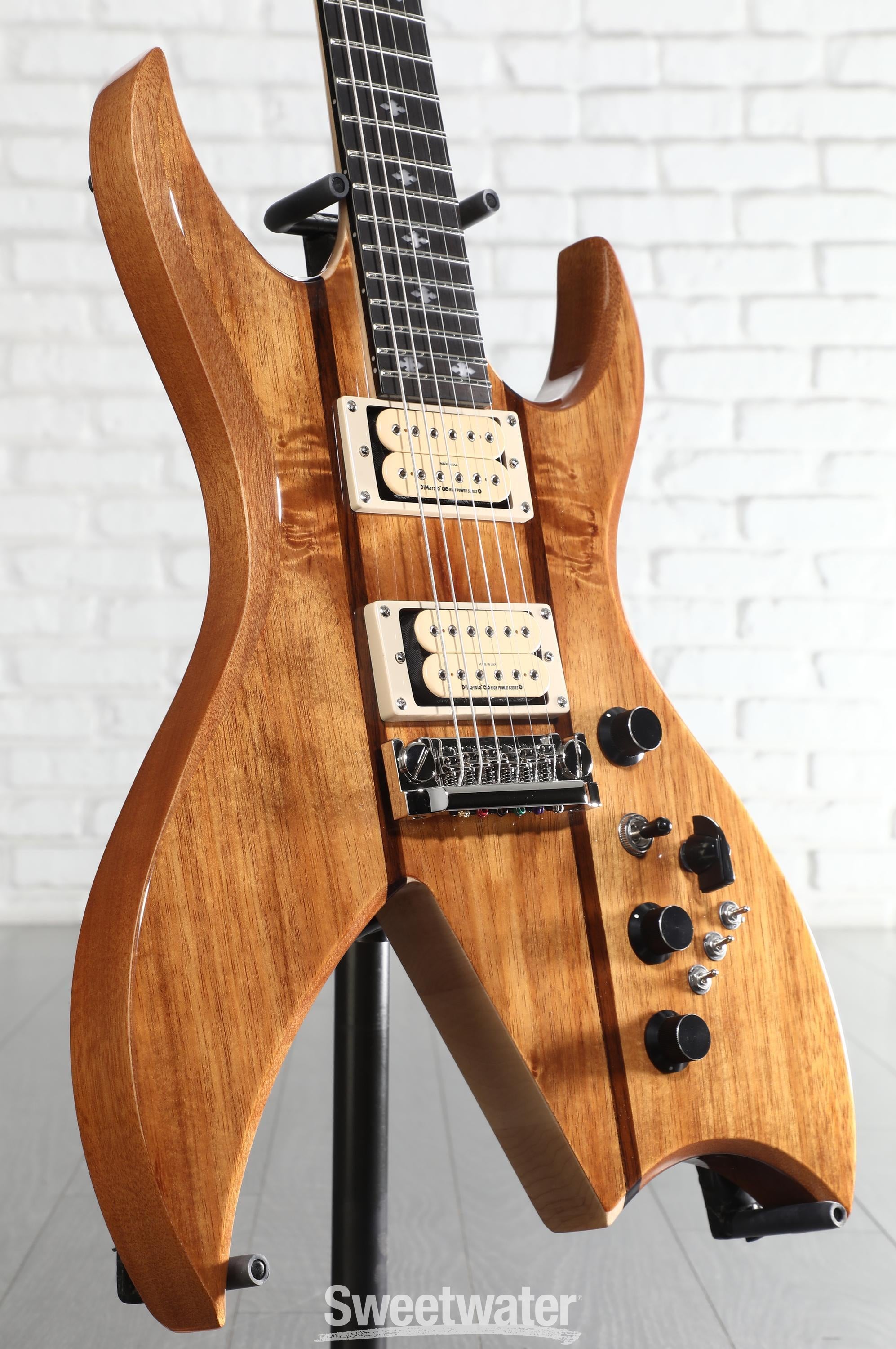 Photo of B.C. Rich Rich B Legacy Exotic Electric Guitar - Natural Koa