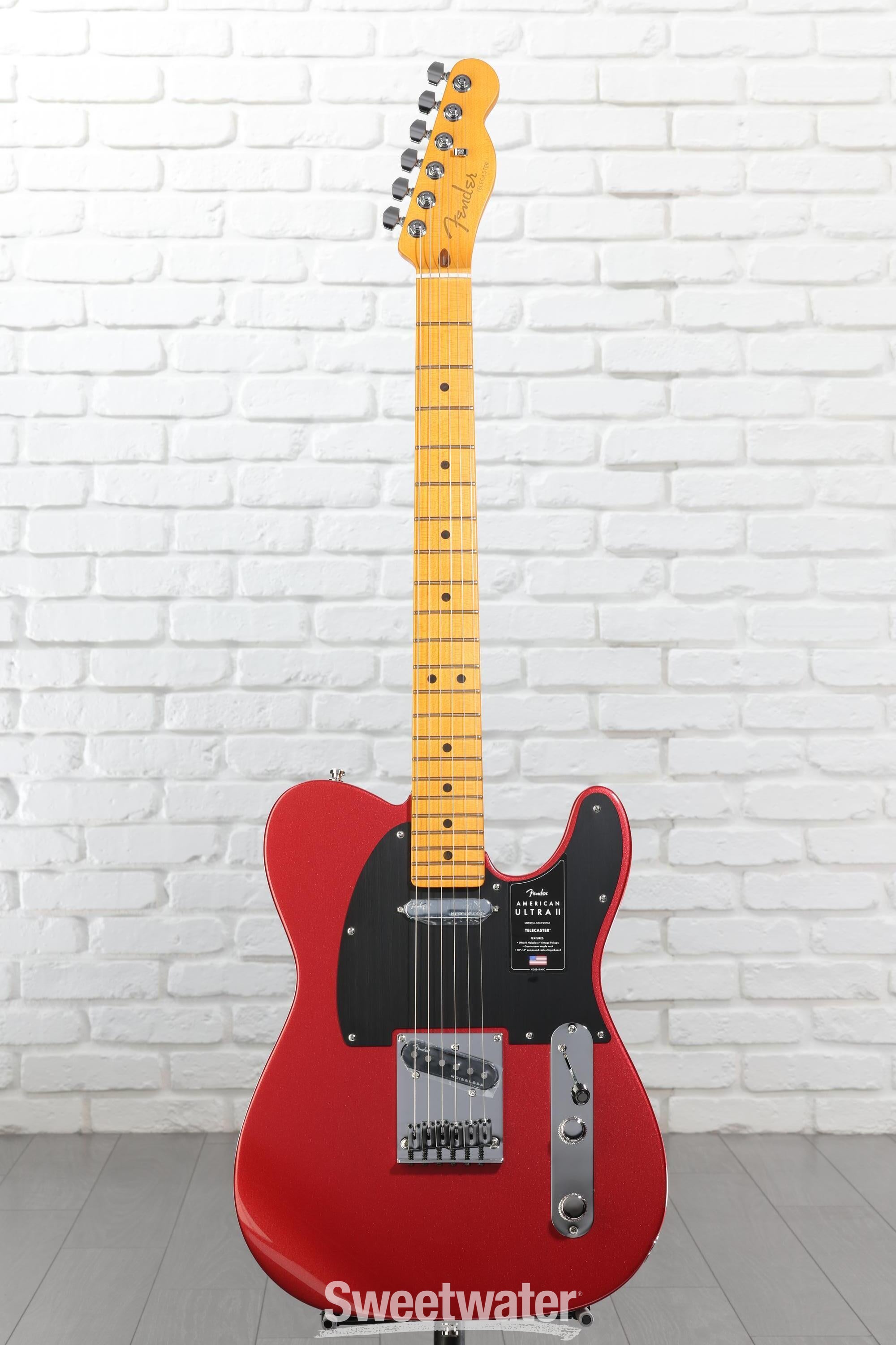 Fender American Ultra II Telecaster Electric Guitar - Sinister Red