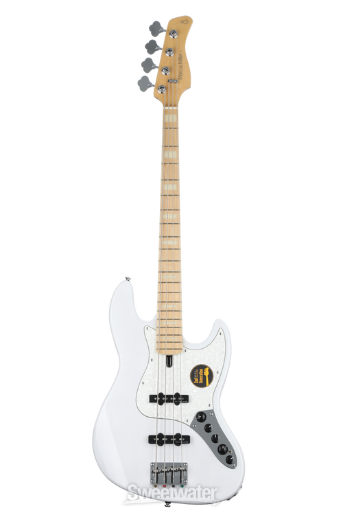 Sire Marcus Miller V7 Swamp Ash 4-string Bass Guitar - White