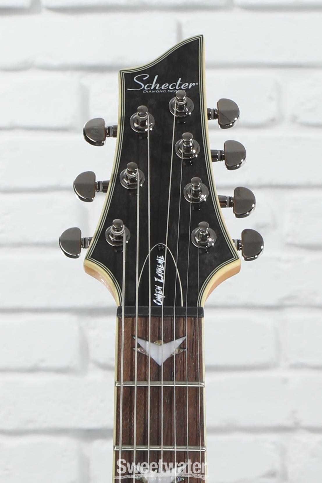 Schecter Omen Extreme-7 Electric Guitar - See Thru Black Schecter Omen Extreme-7 Electric Guitar - See Thru Black