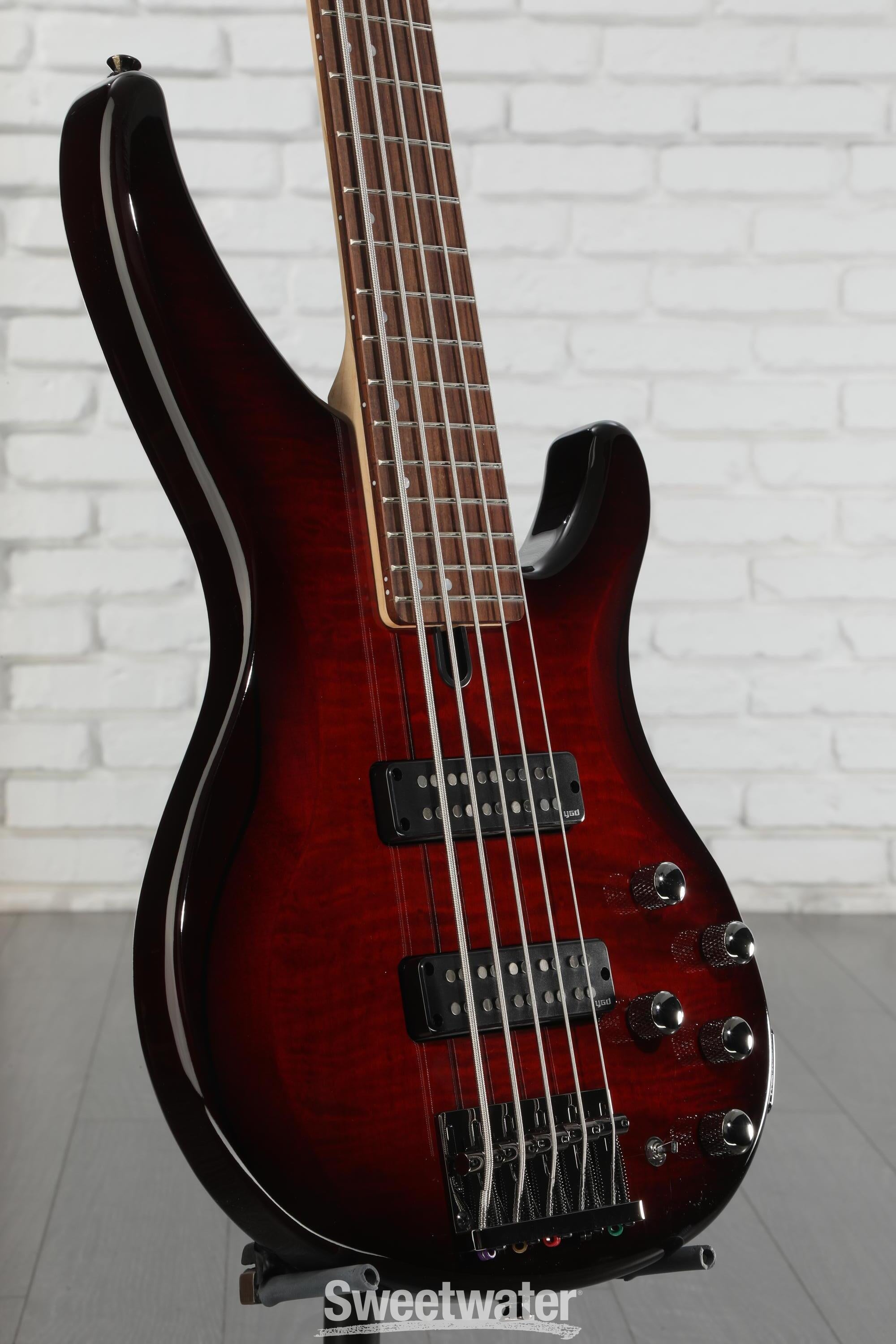 YAMAHA TRBX605FM ブラック Yamaha TRBX605FM 5-String Bass Guitar w/Flame Maple Top