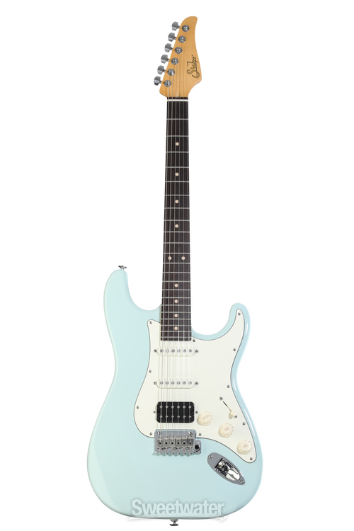Suhr Classic S Electric Guitar - Sonic Blue, HSS | Sweetwater