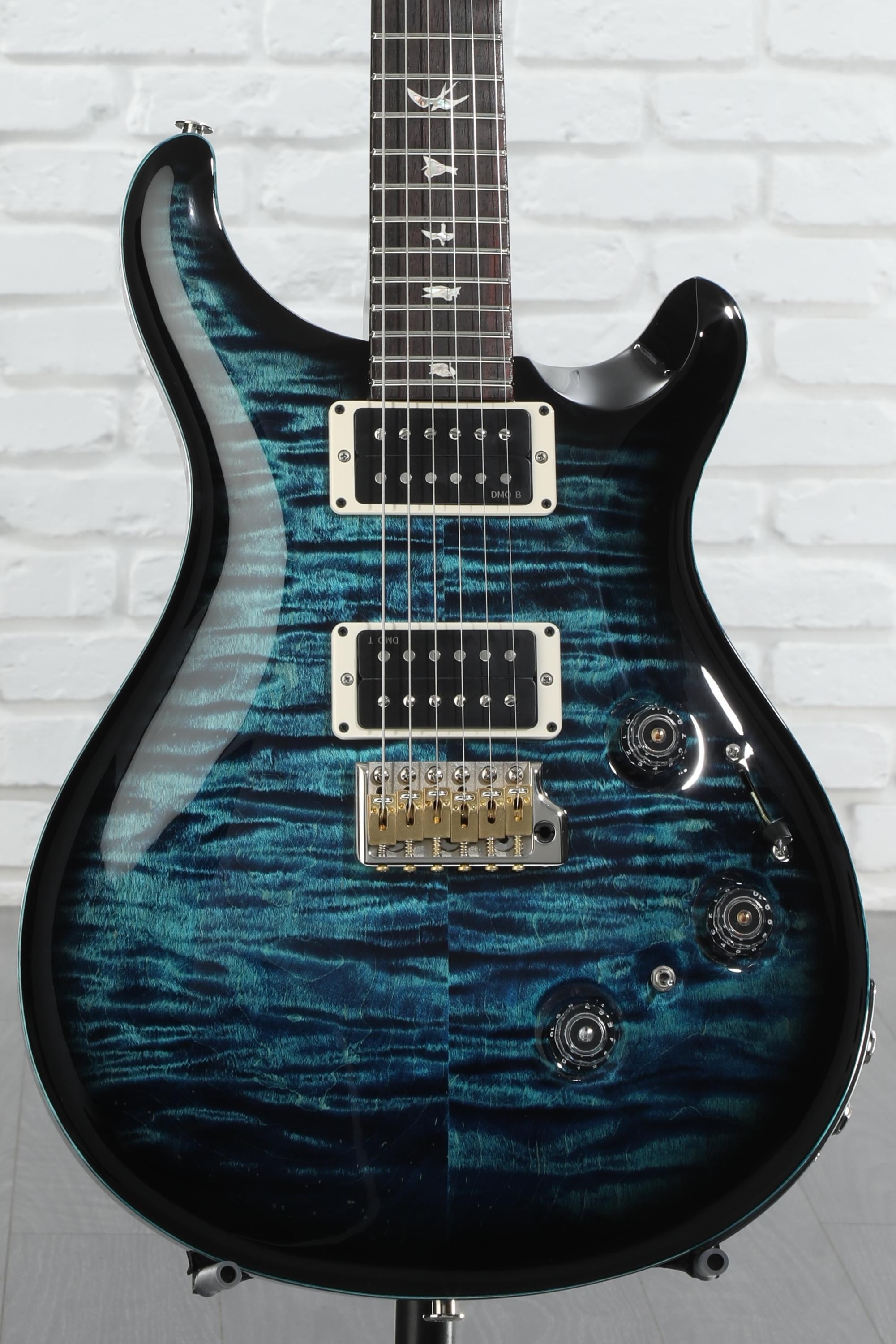 ギター PRS Custom24 Cobalt blue PRS Custom 24 Piezo Electric Guitar - Cobalt Smokeburst