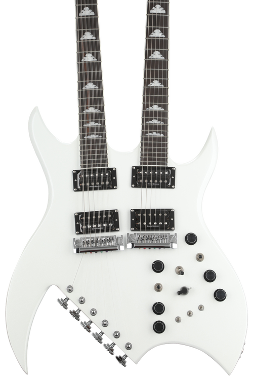 B.C. Rich Rich B Legacy Double-neck Electric Guitar - White