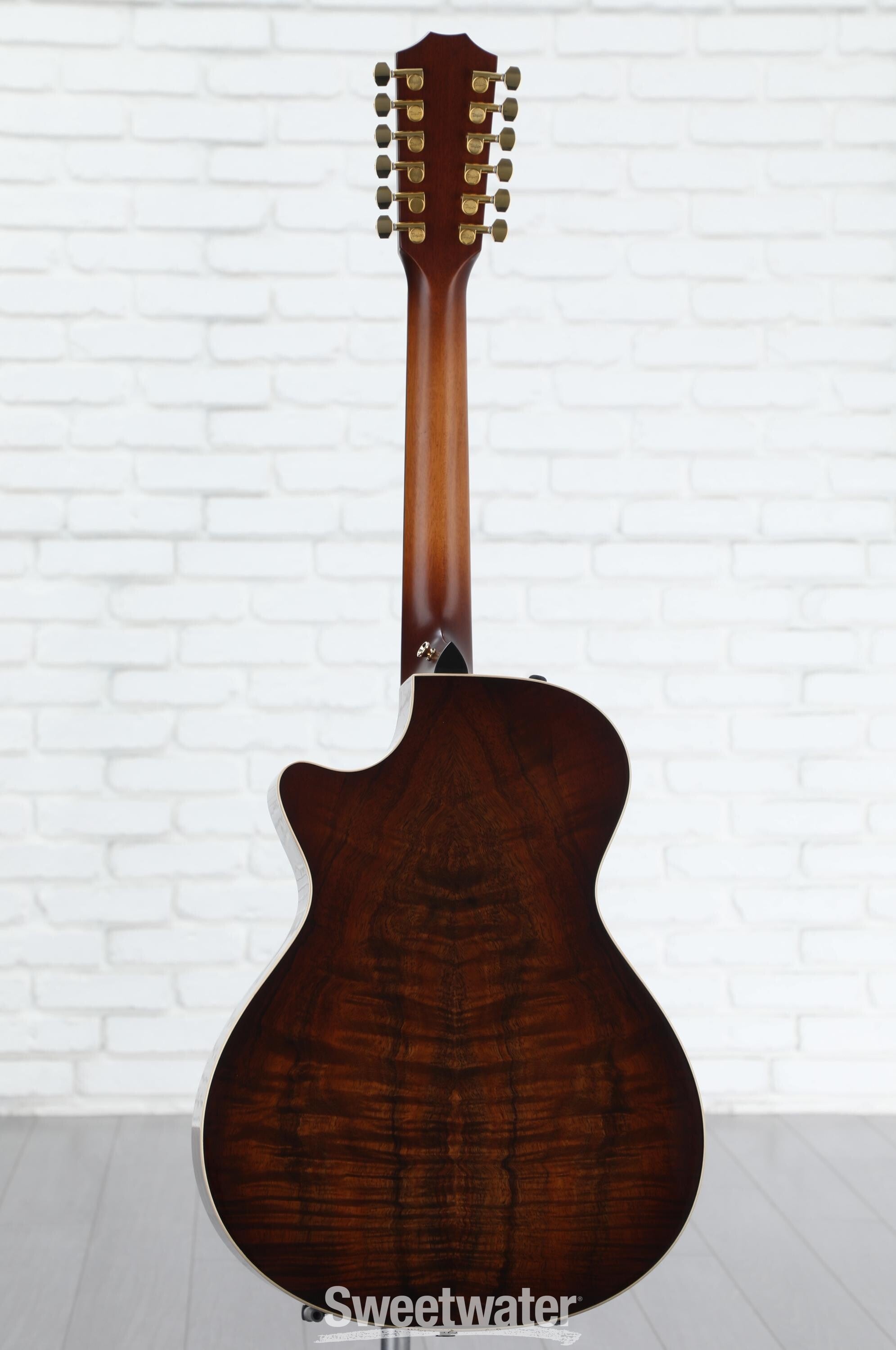 ギター DeliciousTaylormade  PhoneBookGreatTiger Used Taylor 458e Natural 12 String Acoustic Electric Guitar