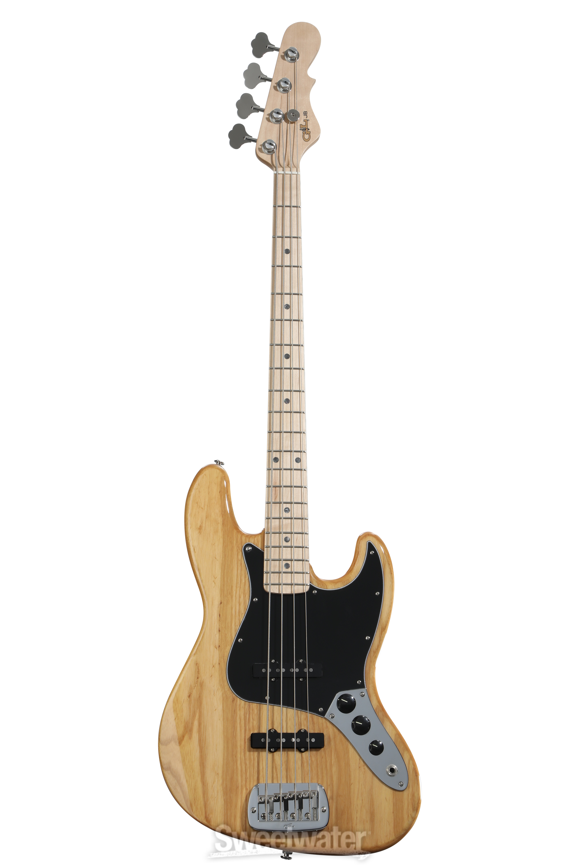 G&L Fullerton Deluxe JB Bass Guitar - Vintage Natural | Sweetwater