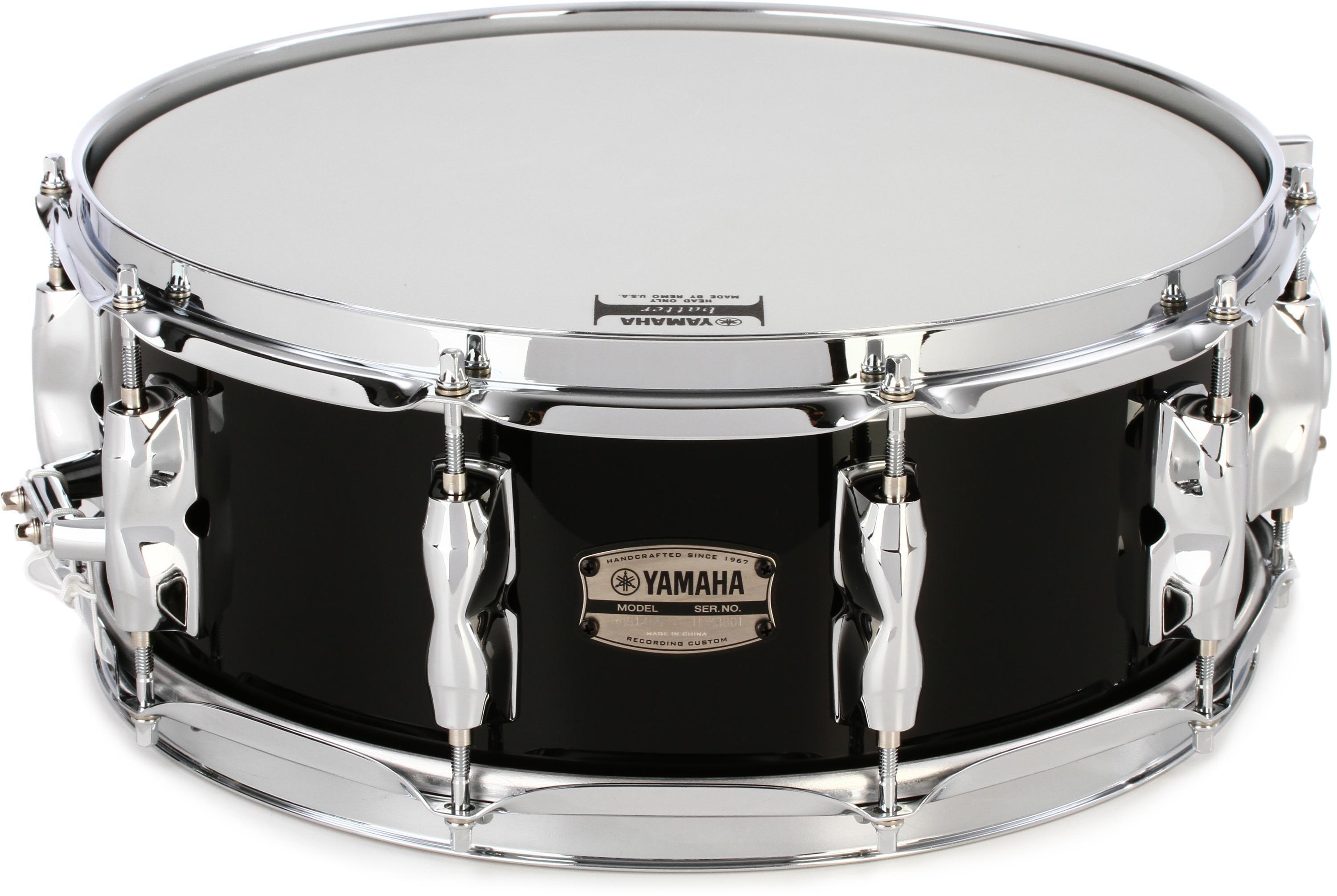 Yamaha Recording Custom Snare Drum - 5.5 x 14-inch - Solid Black
