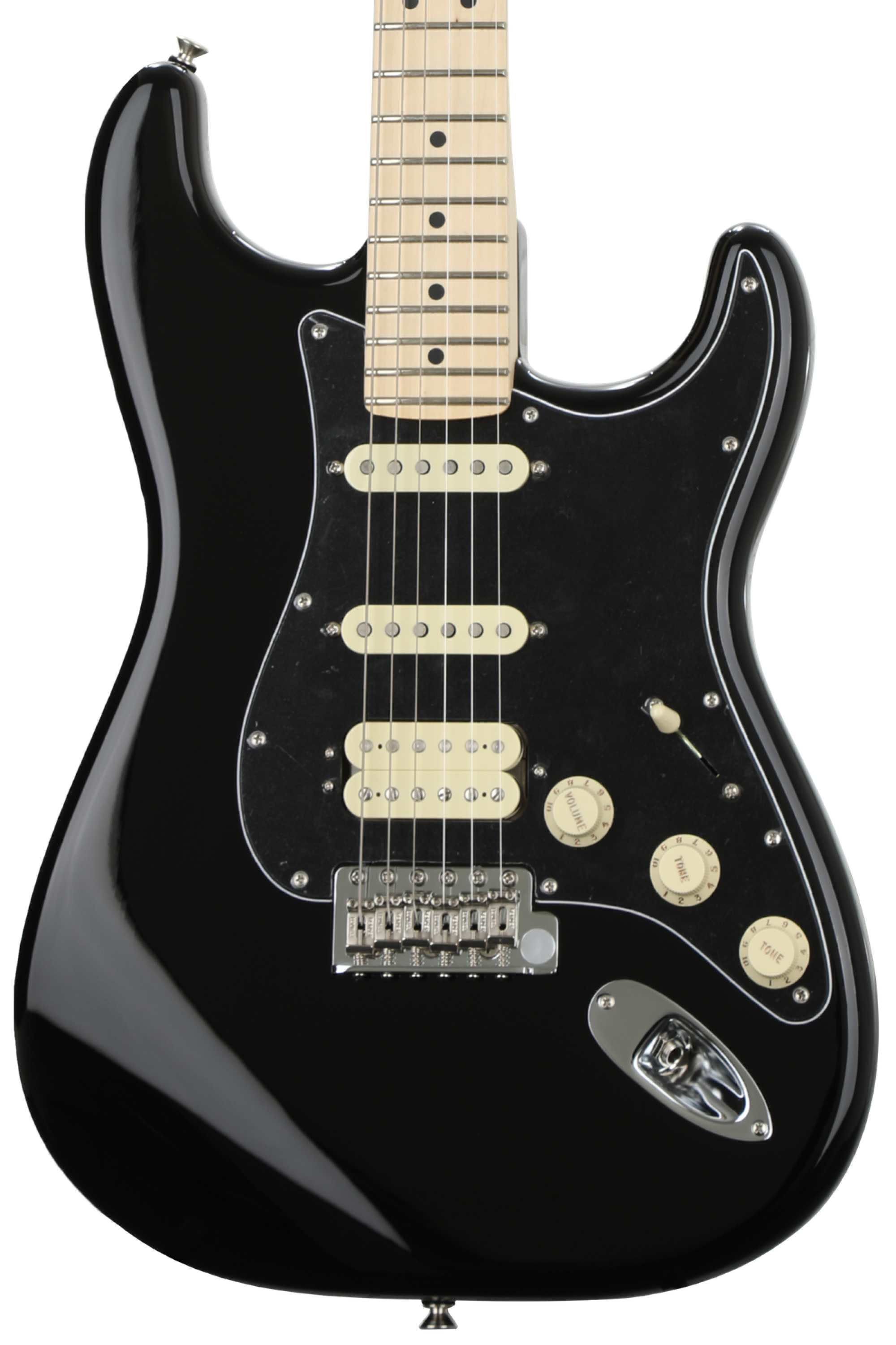 Fender American Performer Stratocaster HSS - Black with Maple Fingerboard |  Sweetwater