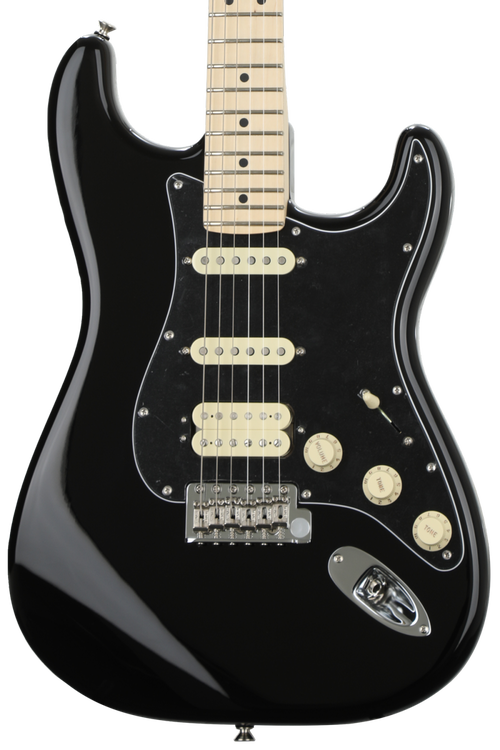 Fender American Performer Stratocaster HSS - Black with Maple Fingerboard