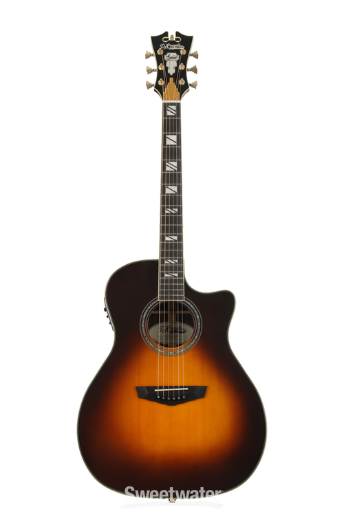 D'Angelico Excel Gramercy Acoustic-electric Guitar - Vintage Sunburst