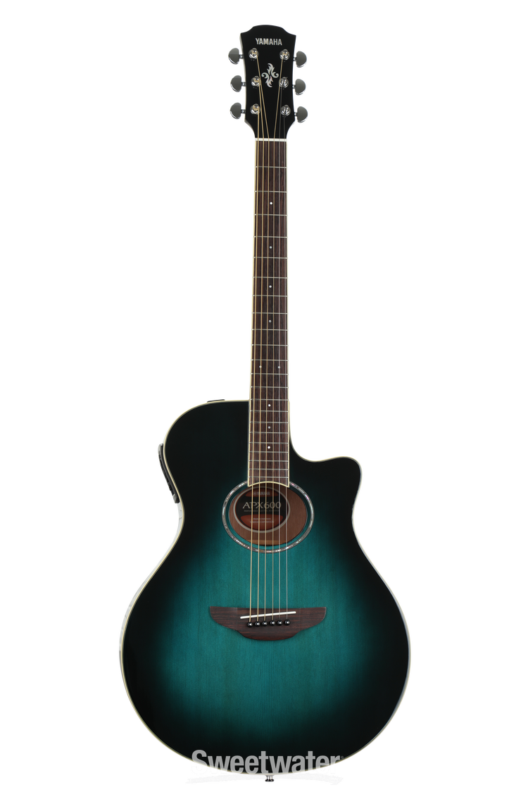 Yamaha APX600 Thinline Cutaway Acoustic-electric Guitar - Oriental