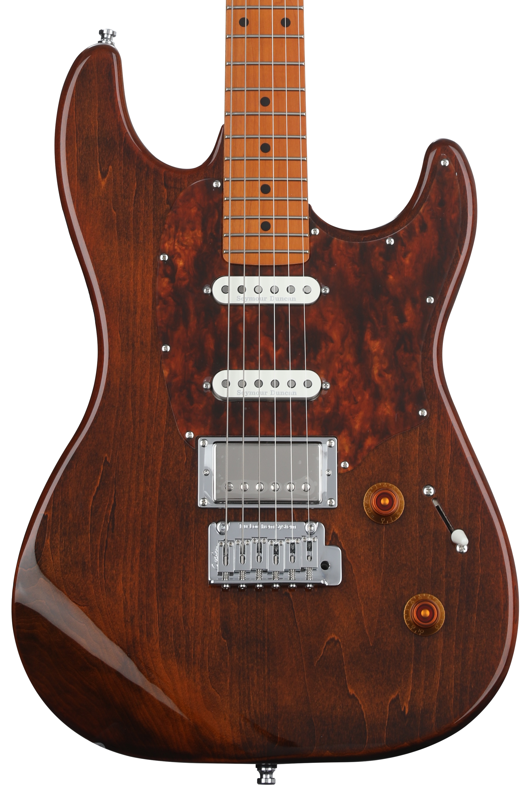 Godin Session T-Pro Electric Guitar - Kanyon Burst with Maple Fingerboard