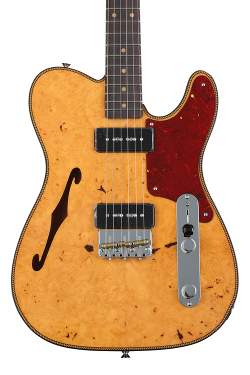 Fender Custom Shop Artisan Dual P-90 Maple Burl Telecaster