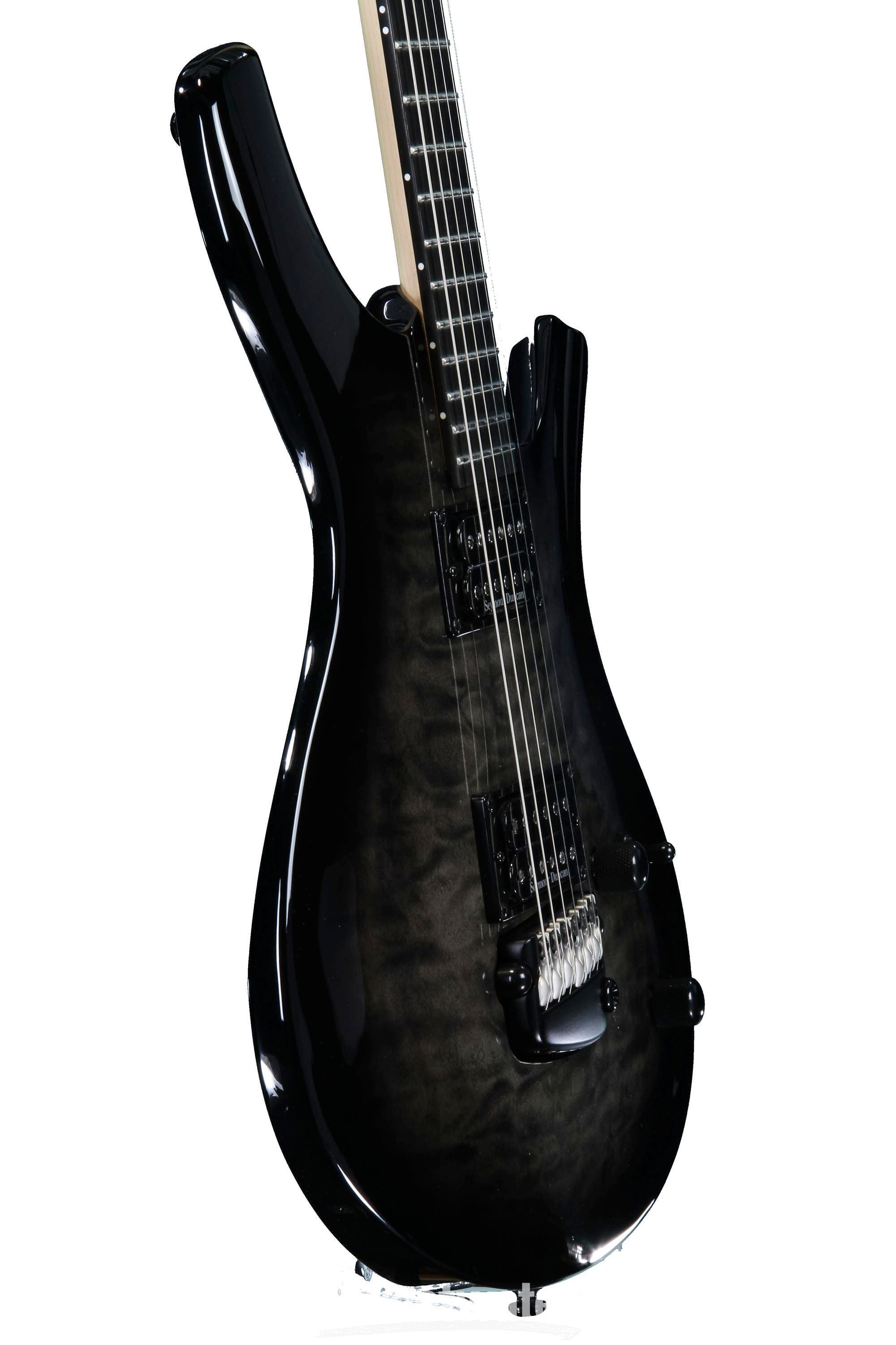 Parker PDF100 Carved Mahogany Body - Quilt Black Burst