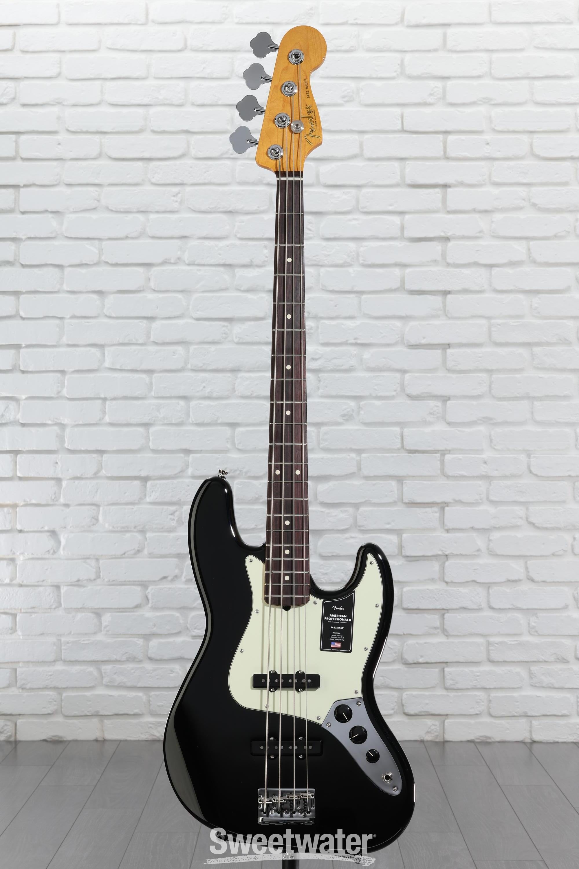 Fender American Professional II Jazz Bass - Black with Rosewood