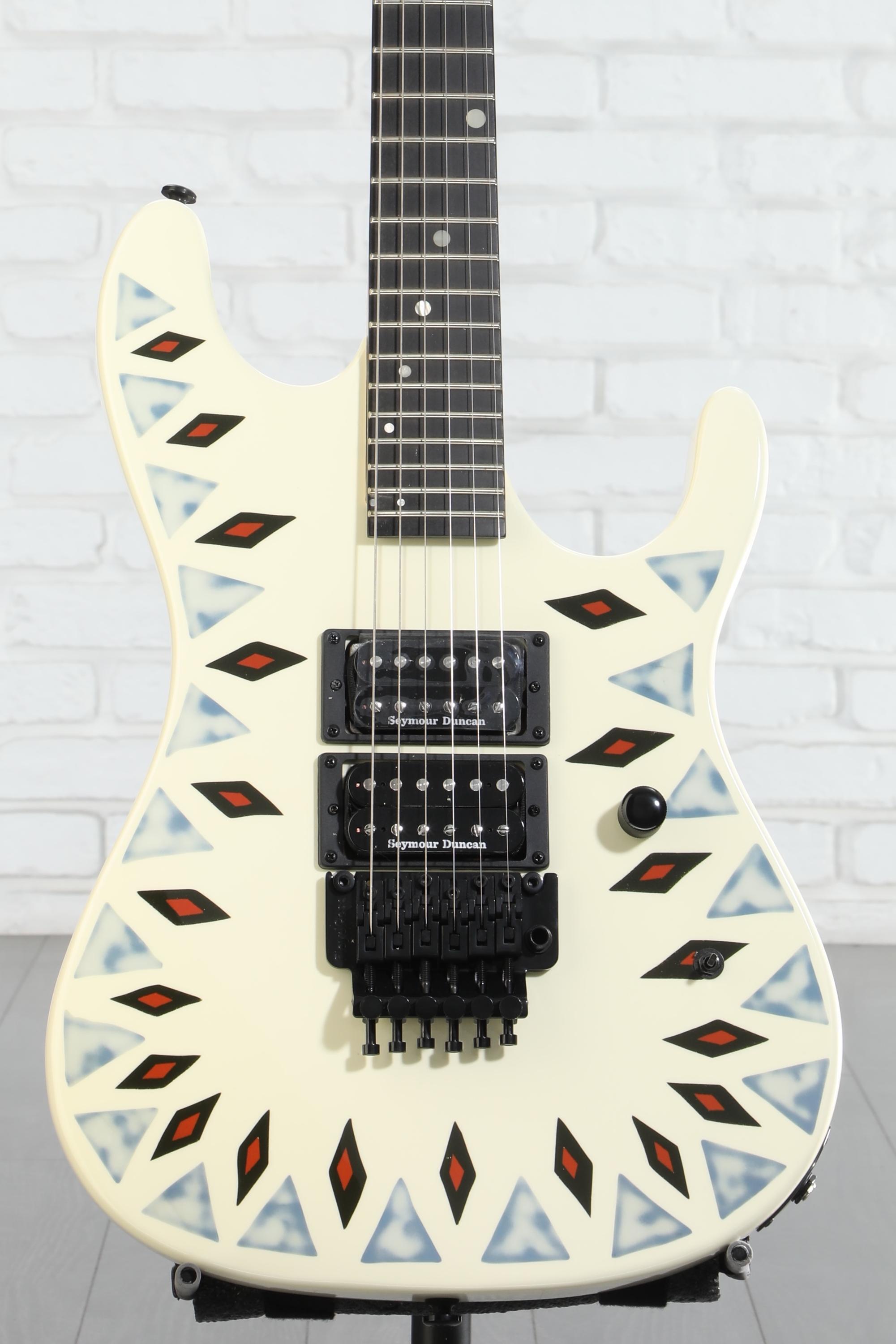 Kramer Nightswan Electric Guitar - Aztec Marble Graphic