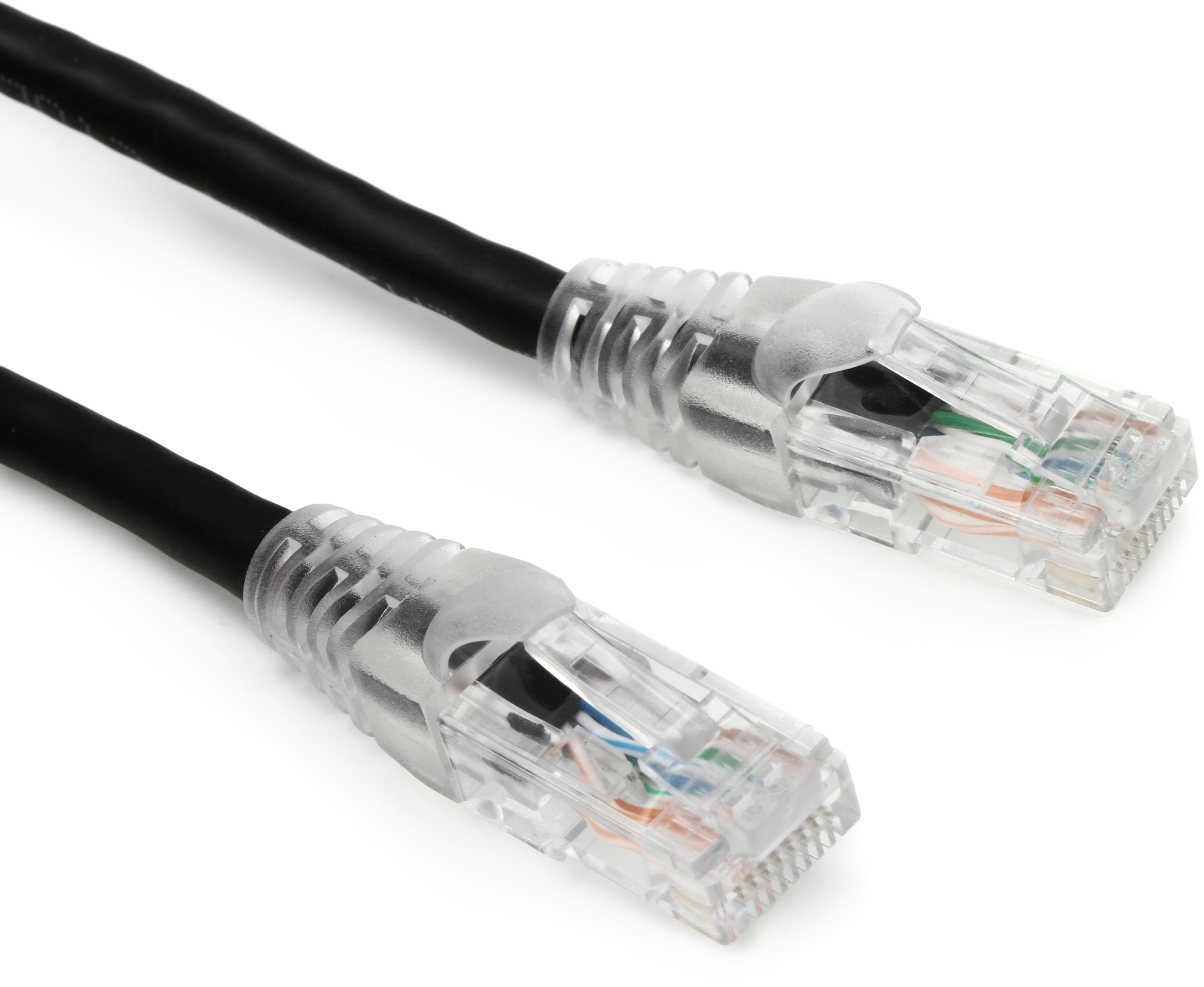 Bundled Item: Pro Co CC6.K.005F Cat 6 Ethernet Cable - 5 foot Black