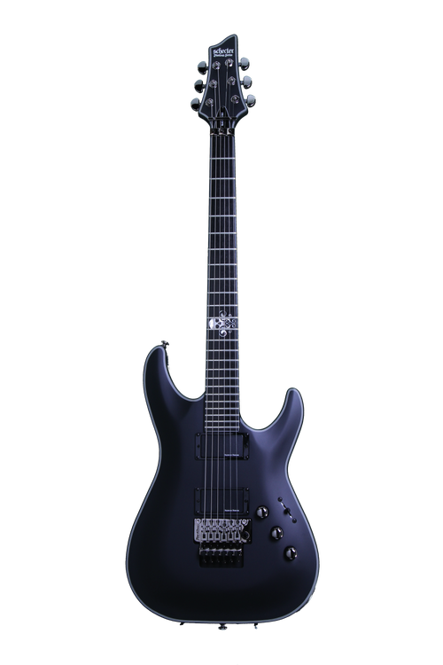 ギター Schecter BlackJack SLS Schecter Blackjack SLS C-1 FR - Satin Black, Active | Sweetwater