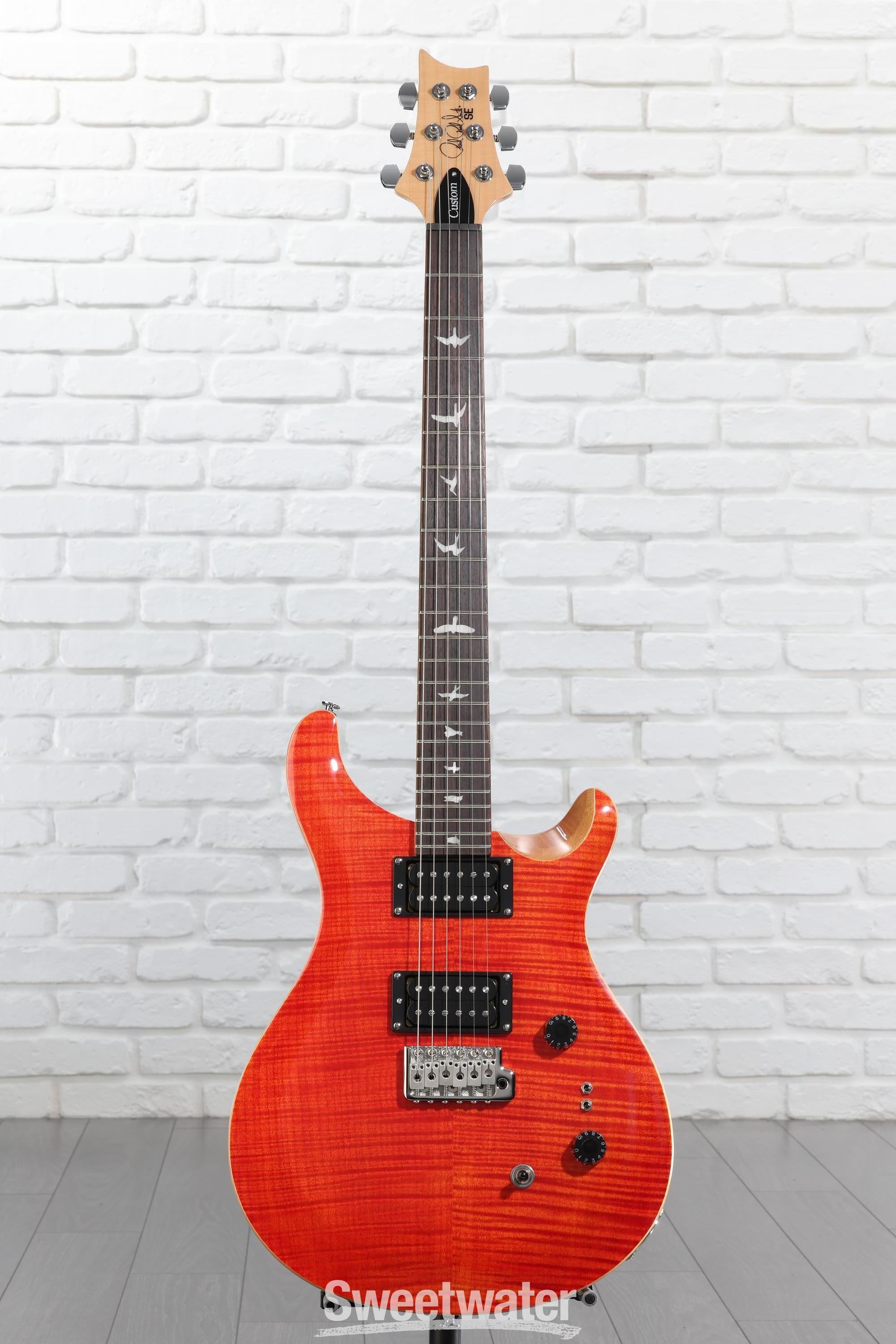 PRS SE Custom 24-08 Electric Guitar - Blood Orange | Sweetwater