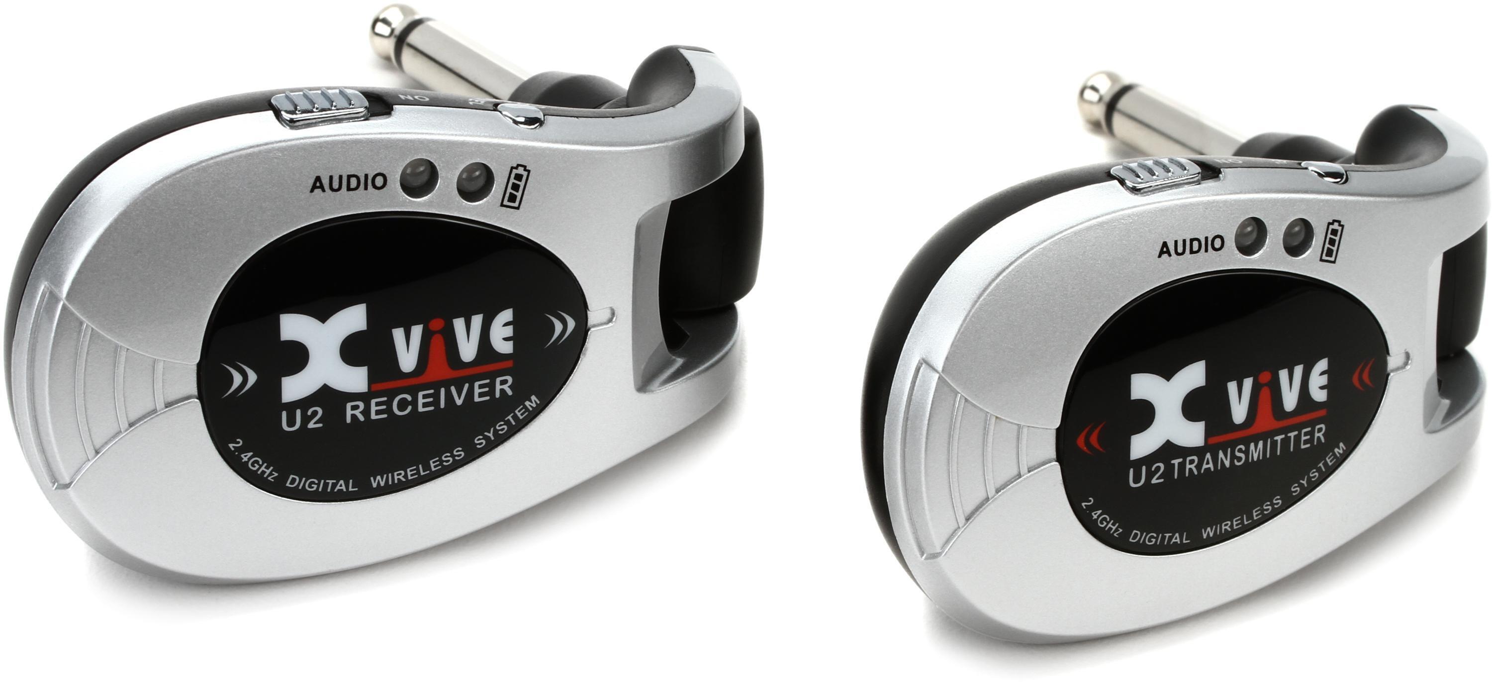 Xvive U2 Digital Wireless Guitar System - Silver | Sweetwater