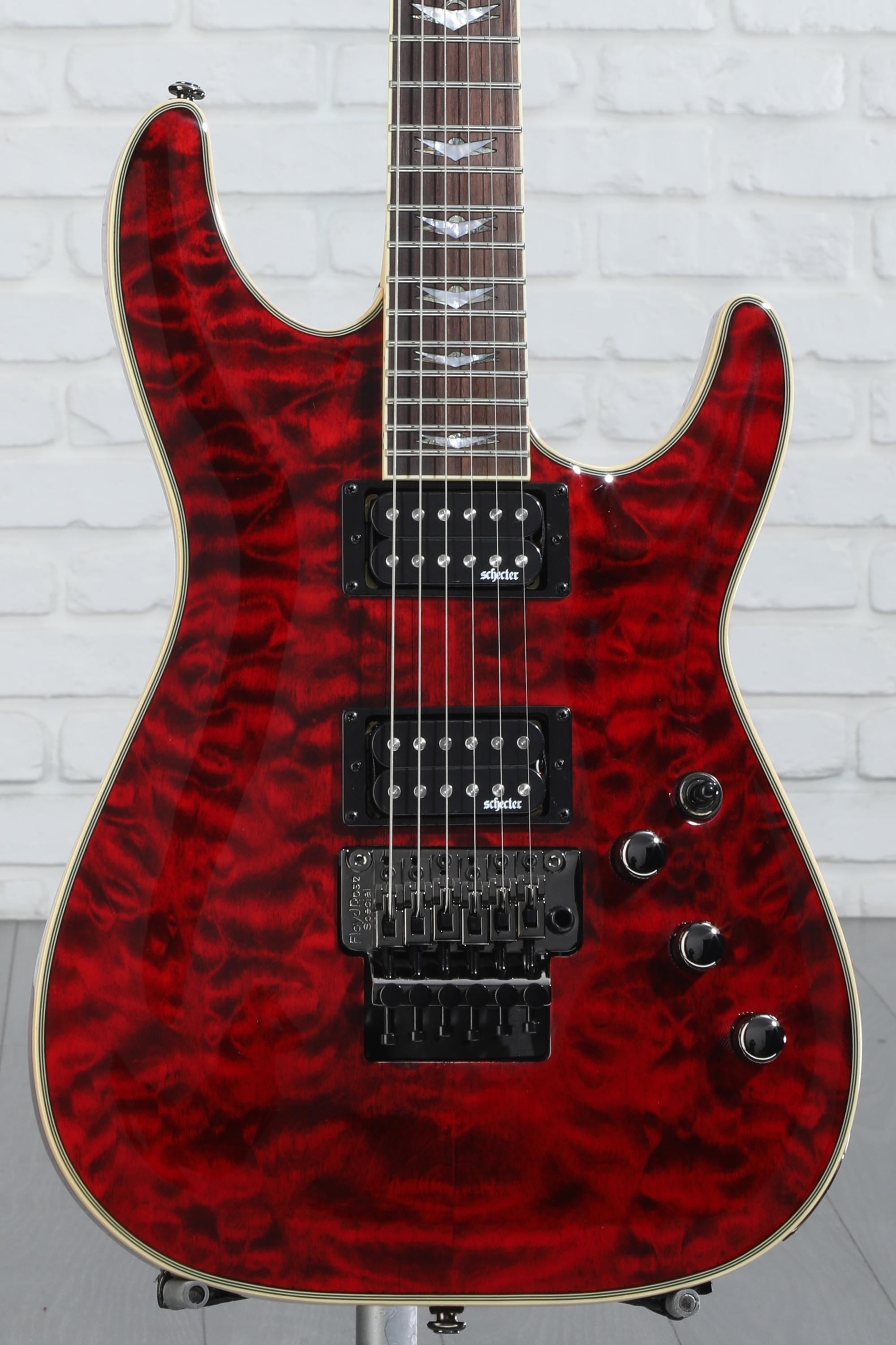 Schecter Omen Extreme-6 FR Electric Guitar - Black Cherry