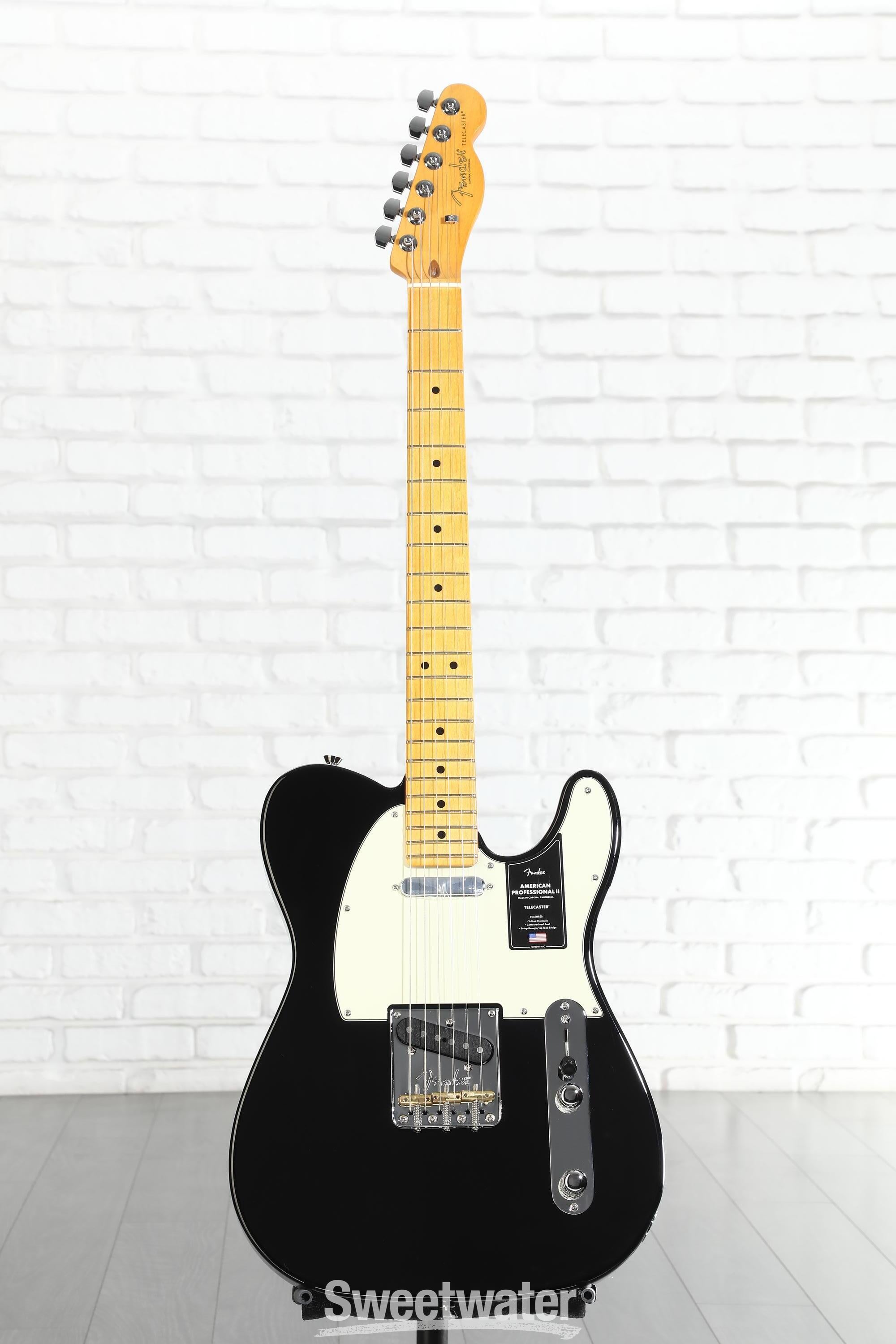 Fender American Professional II Telecaster - Black with Maple