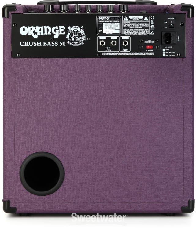 Orange Crush Bass 50 1 x 12-inch 50-watt Bass Combo Amp - Glenn Hughes Limited Edition