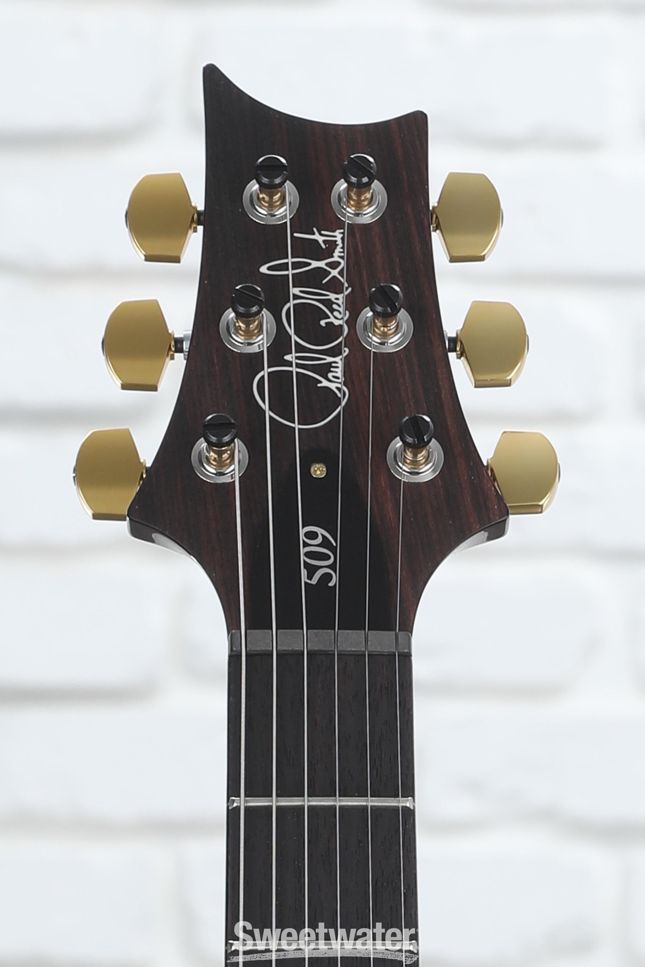 PRS 509 Electric Guitar - Fire Red Burst 10-Top | Sweetwater