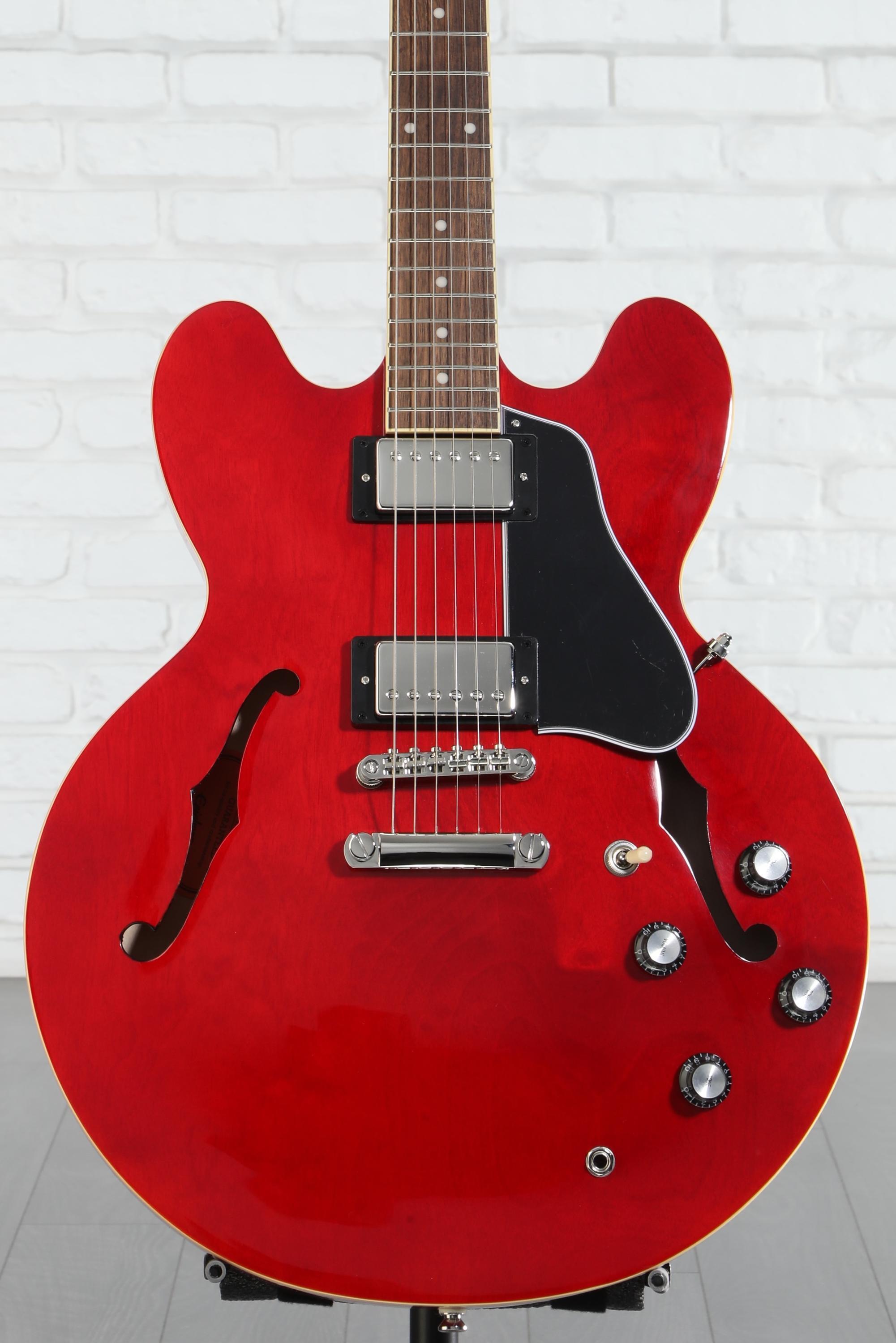 ギター Epiphone ES335 Cherry Amazon.com: Epiphone ES335 Semi Hollowbody, Cherry : Musical