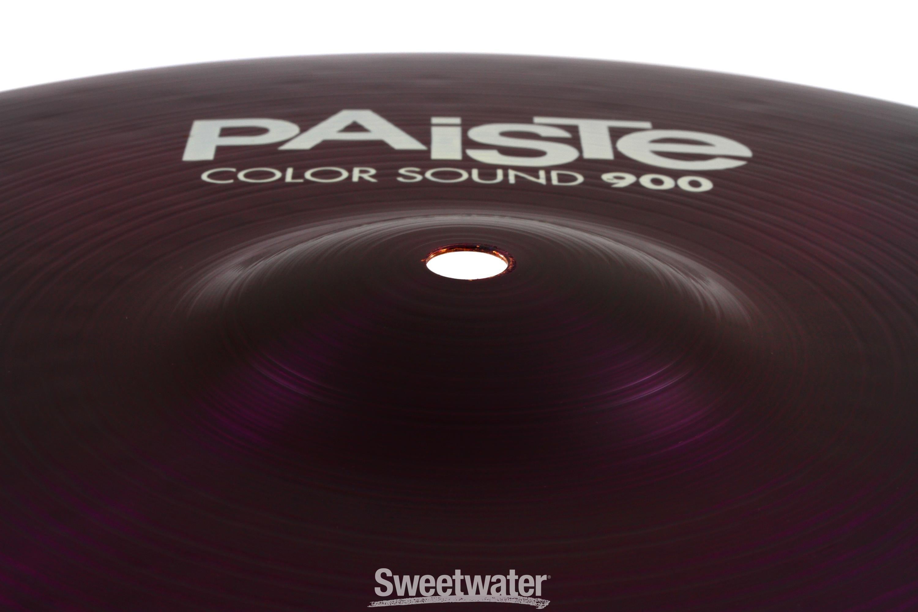 Paiste 14 inch Color Sound 900 Purple Sound Edge Hi-hat Cymbals