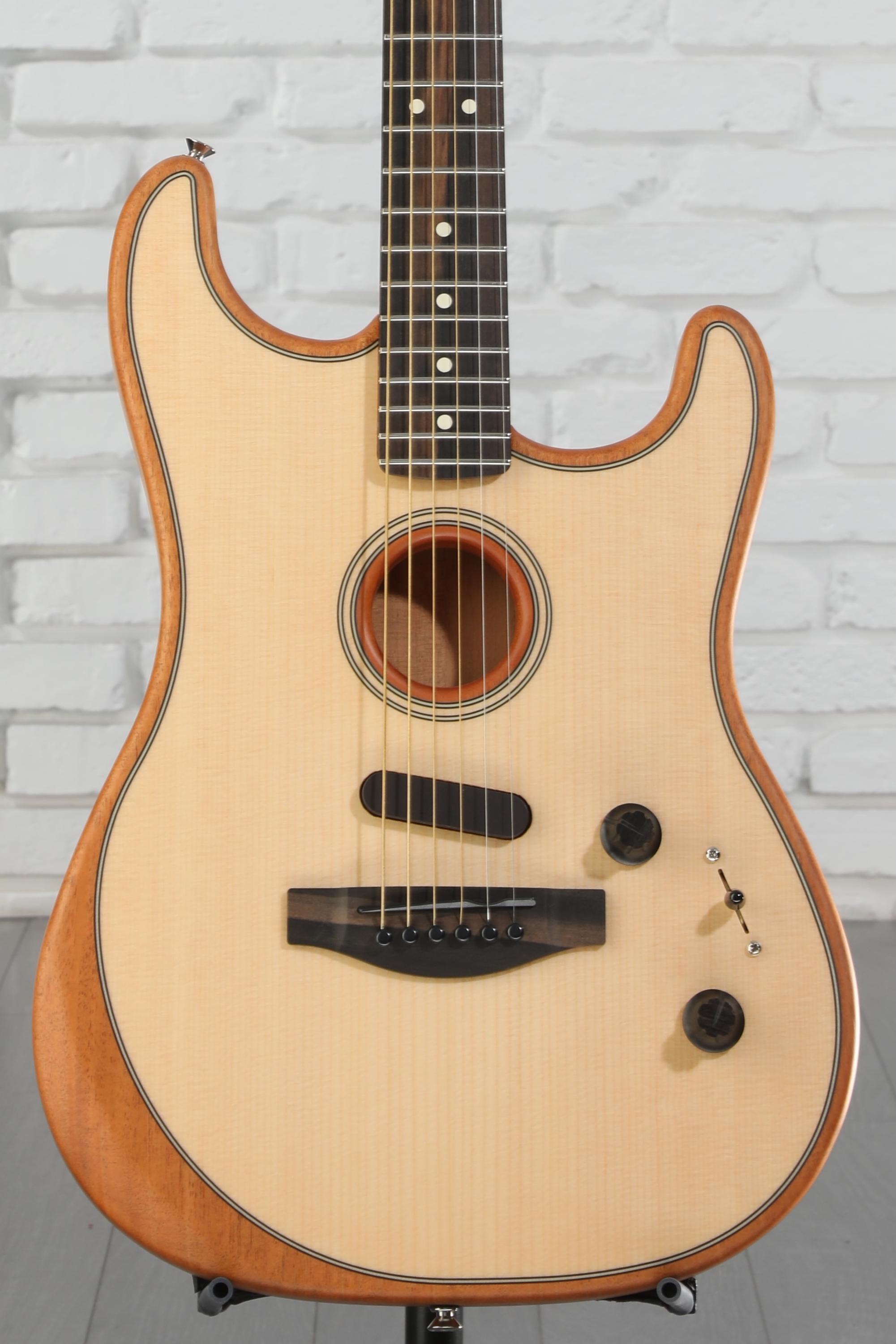 Fender USA Acoustasonic Strat（Natural） Fender American Acoustasonic Stratocaster Acoustic-Electric