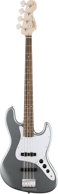 美品)Squier Affinity Series Jazz Bass シルバー Squier Affinity Series Jazz Bass - Slick Silver | Sweetwater