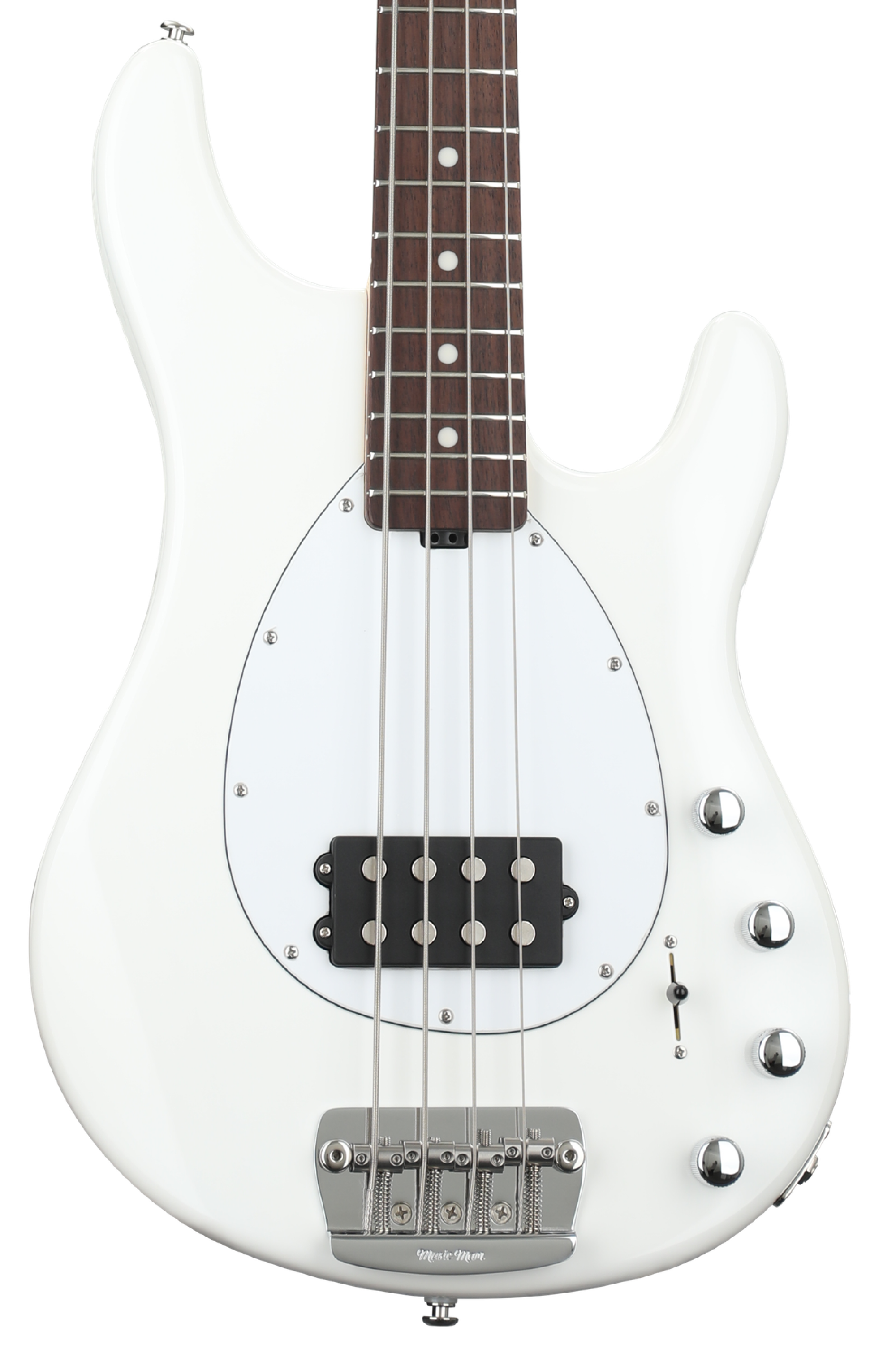 Ernie Ball Music Man Sterling 4 H Bass Guitar - White with