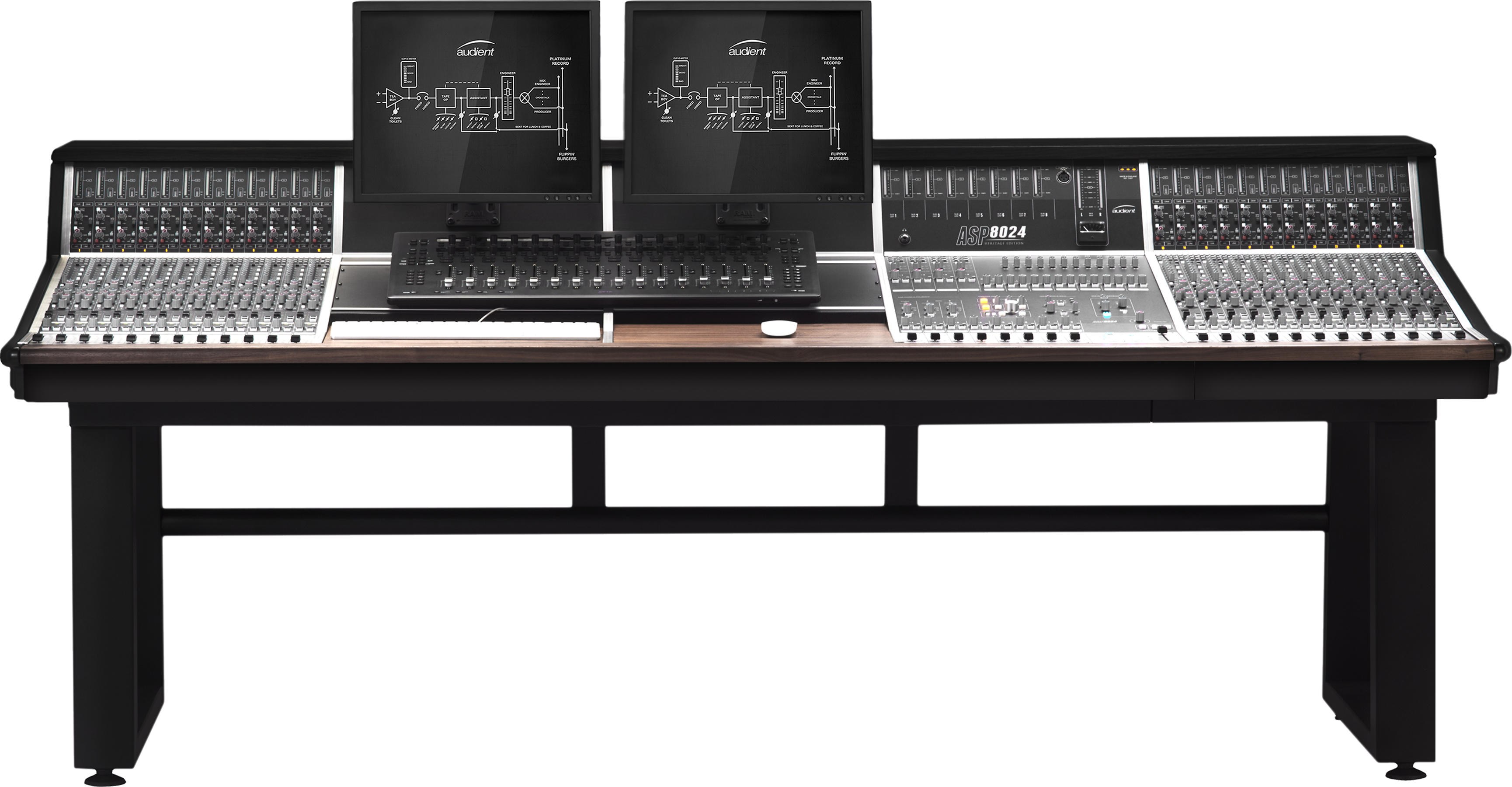 Audient ASP8024-HE 24-channel Recording Console with Dual Producer