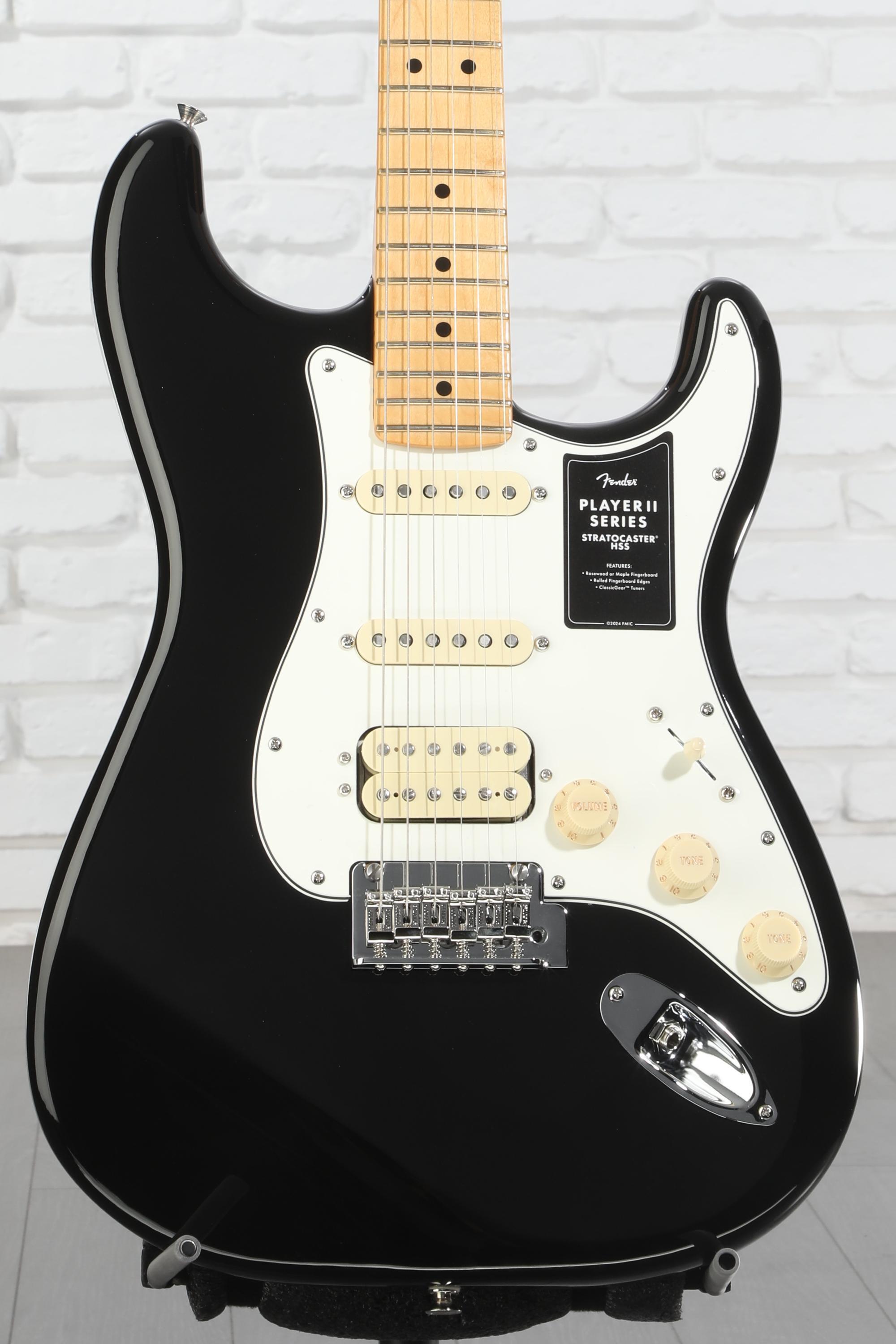 Fender Player II Stratocaster HSS Electric Guitar - Black
